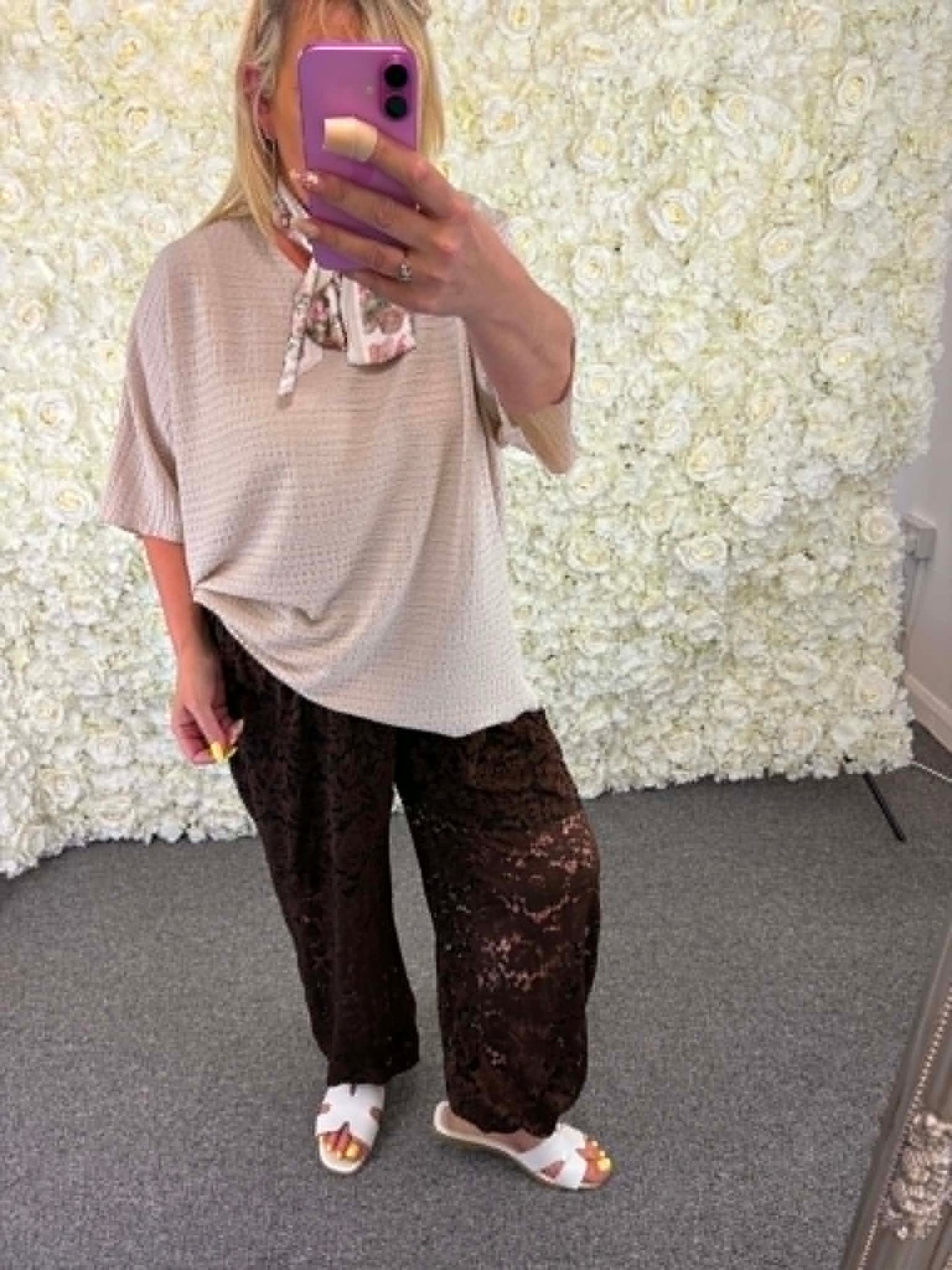avril - Lace Harem Trousers 16 to 24