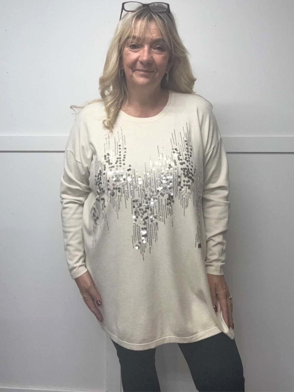 CHERYL - Sequin Jumper 14 to 24