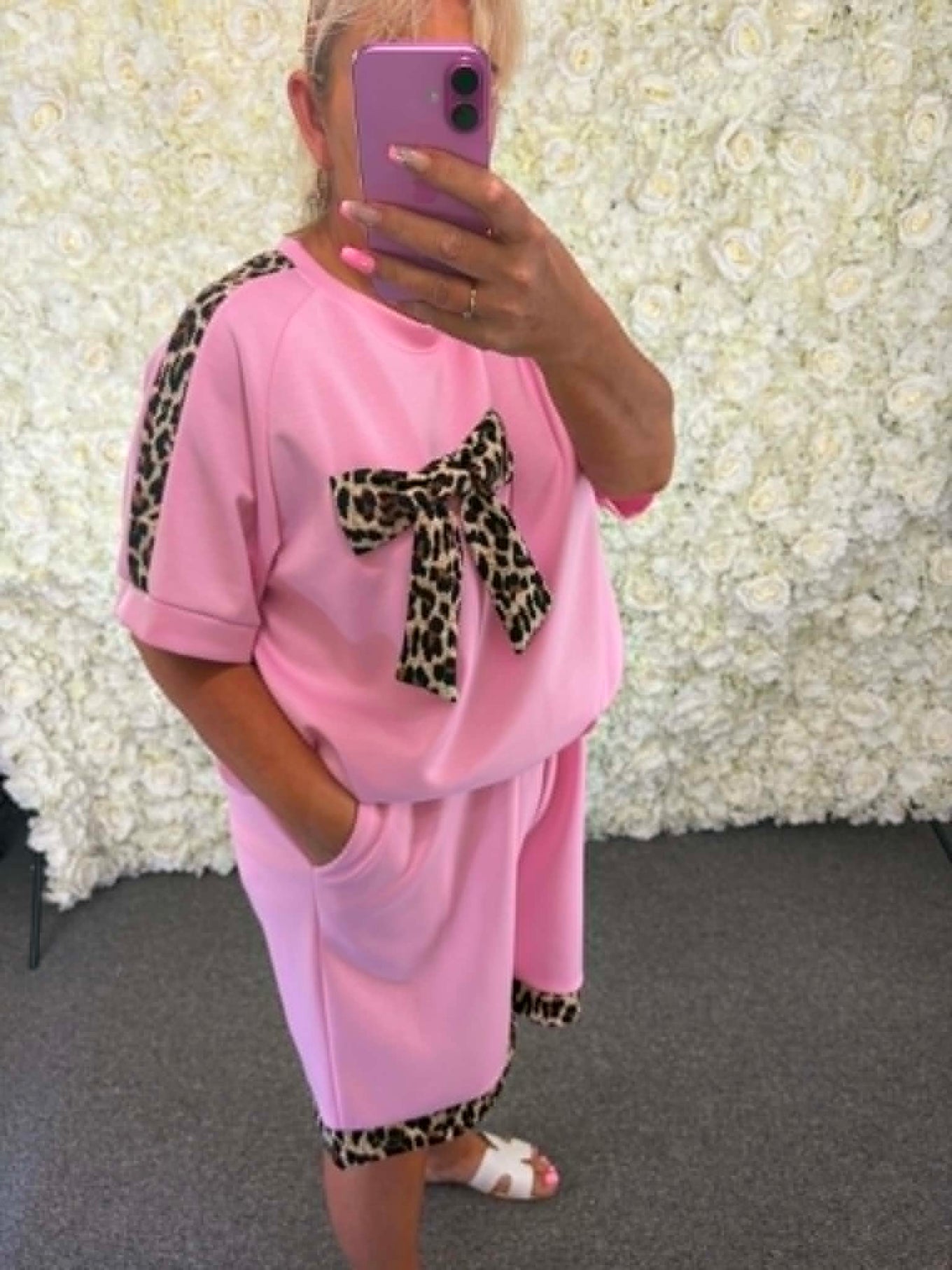 NORA - Leopard Print Detail Short Set 14 to 24