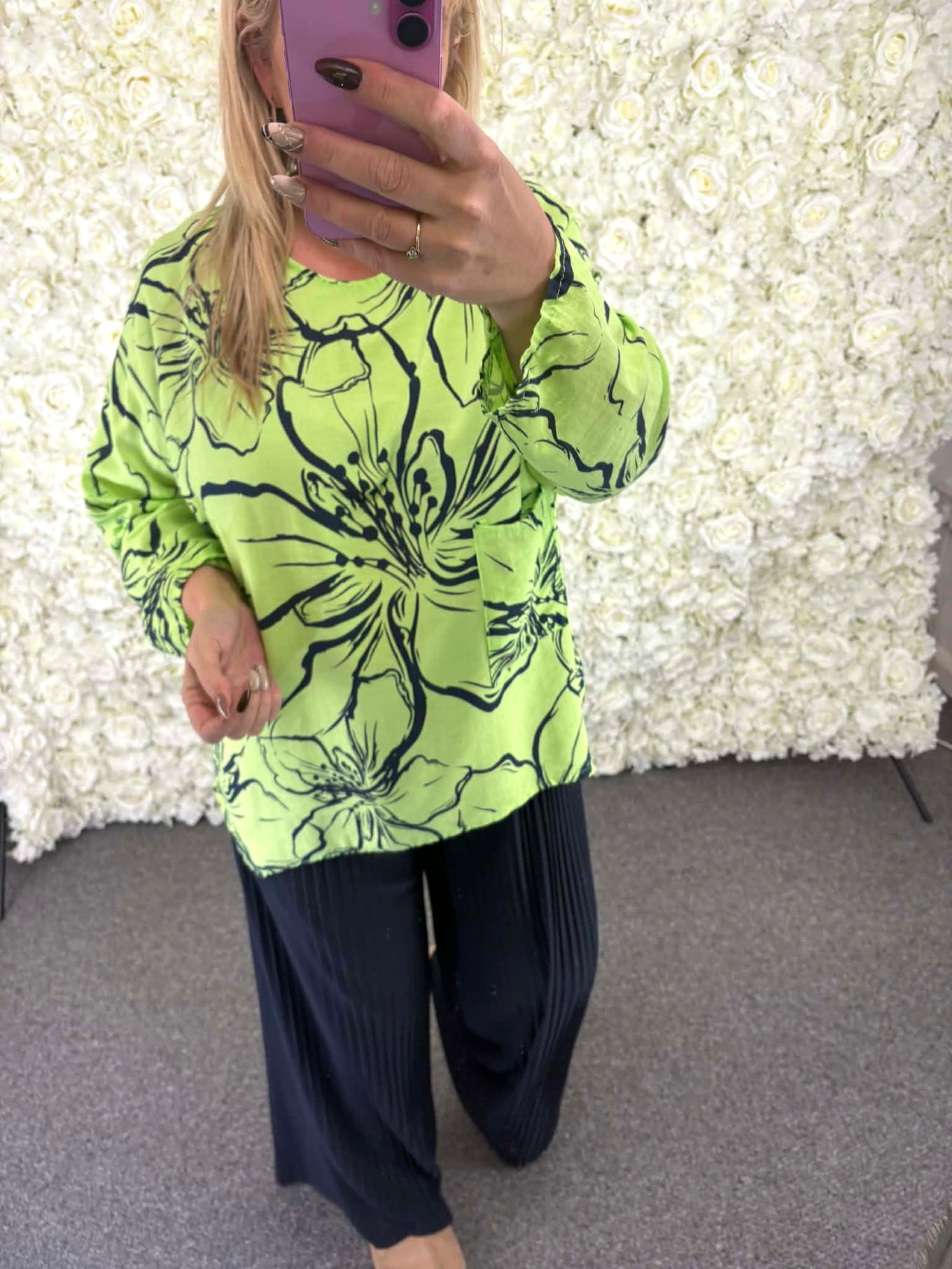 CHERIE - Floral Blouse 12 to 20/22