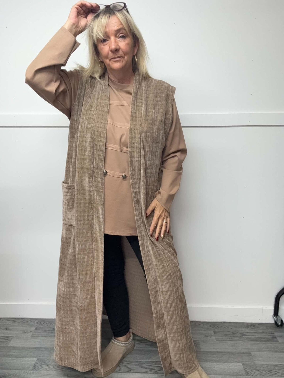 BARBARA - Long Cord Gilet 14 to 24