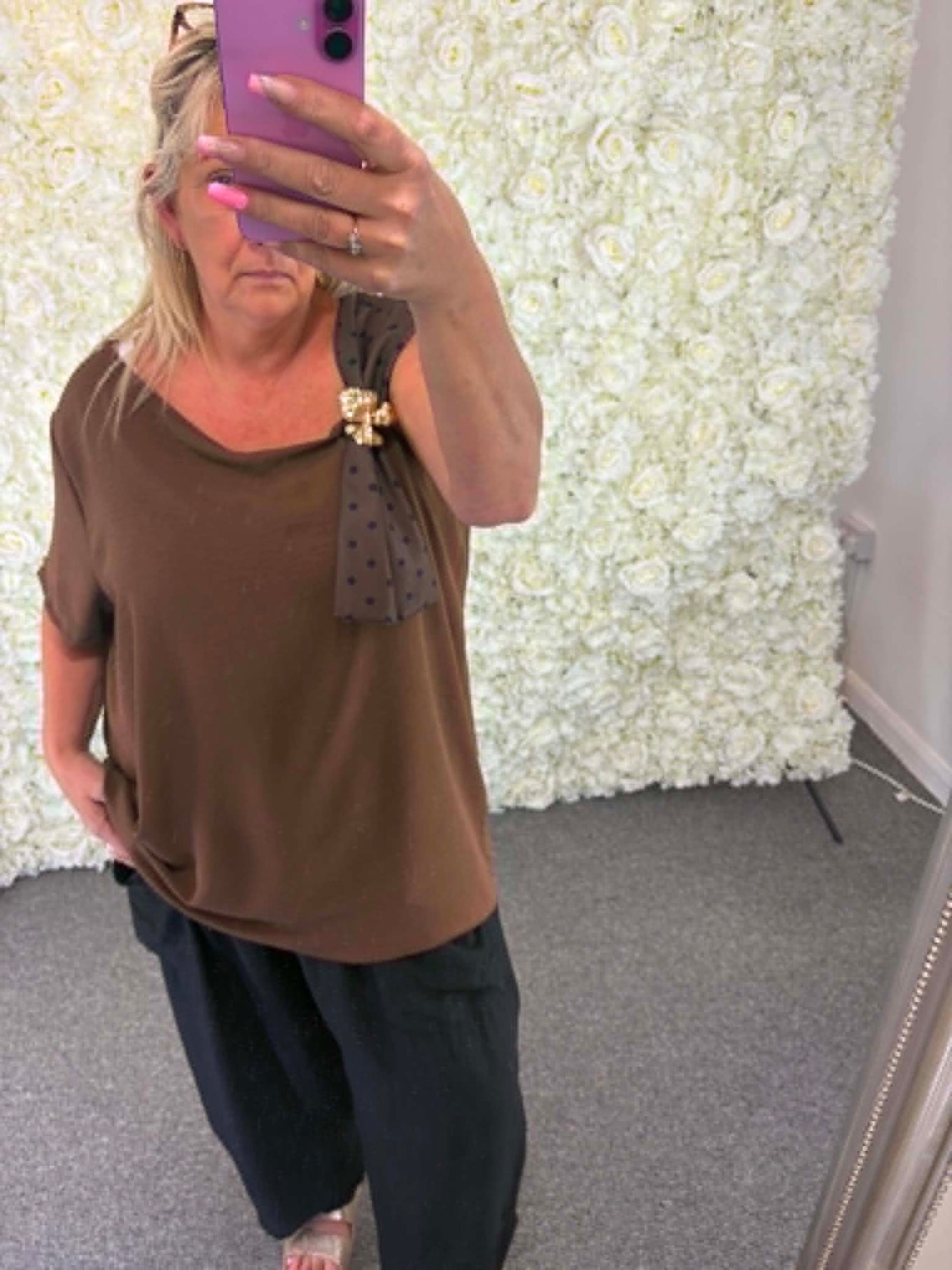 Shelley - Polka Dot Blouse 16/18 to 24