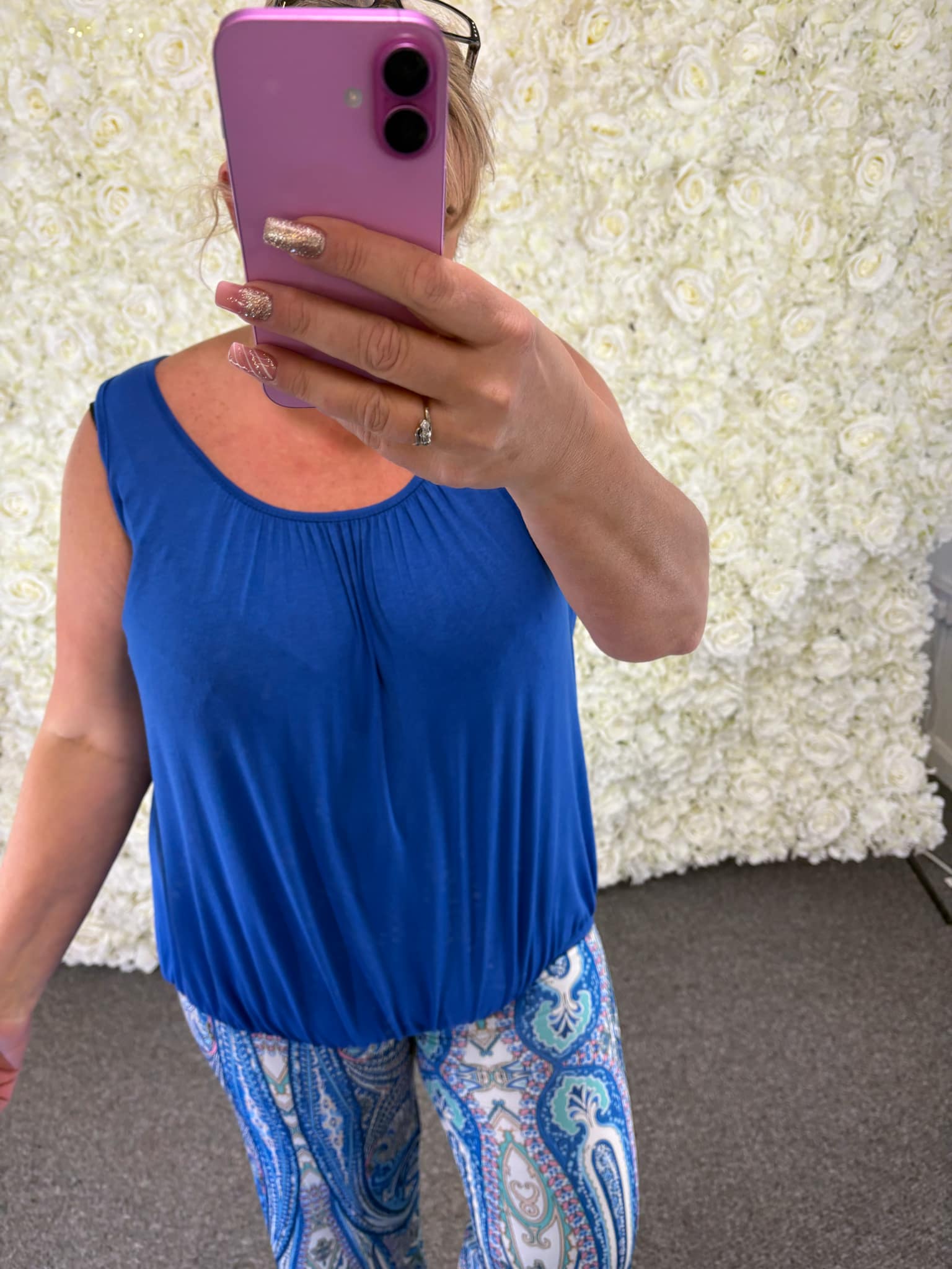 bubble hem vest tops uk
