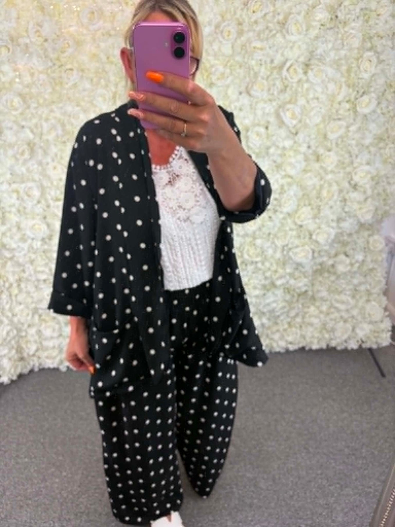ODELIA - Polka Dot Trouser Set 14 to 24