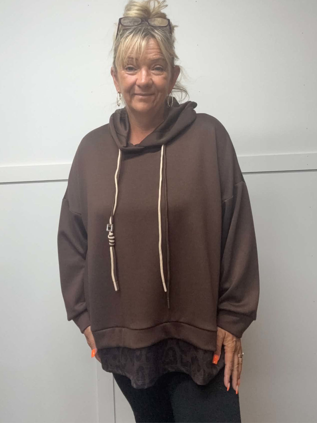 GLORIA - Leopard Print Hoodie 14 to 24