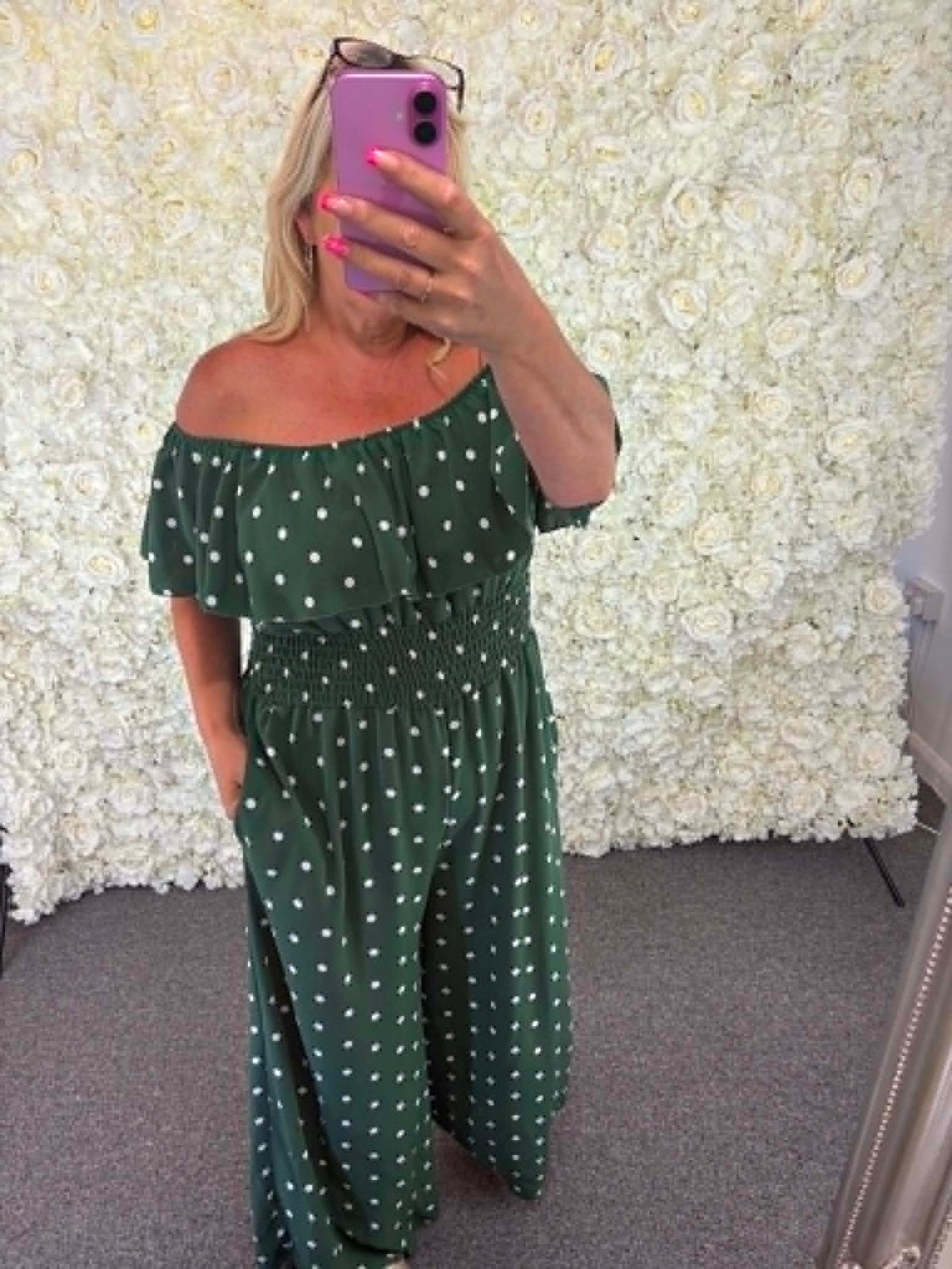 SELINA Polka Dot Jumpsuit 14 to 22/24