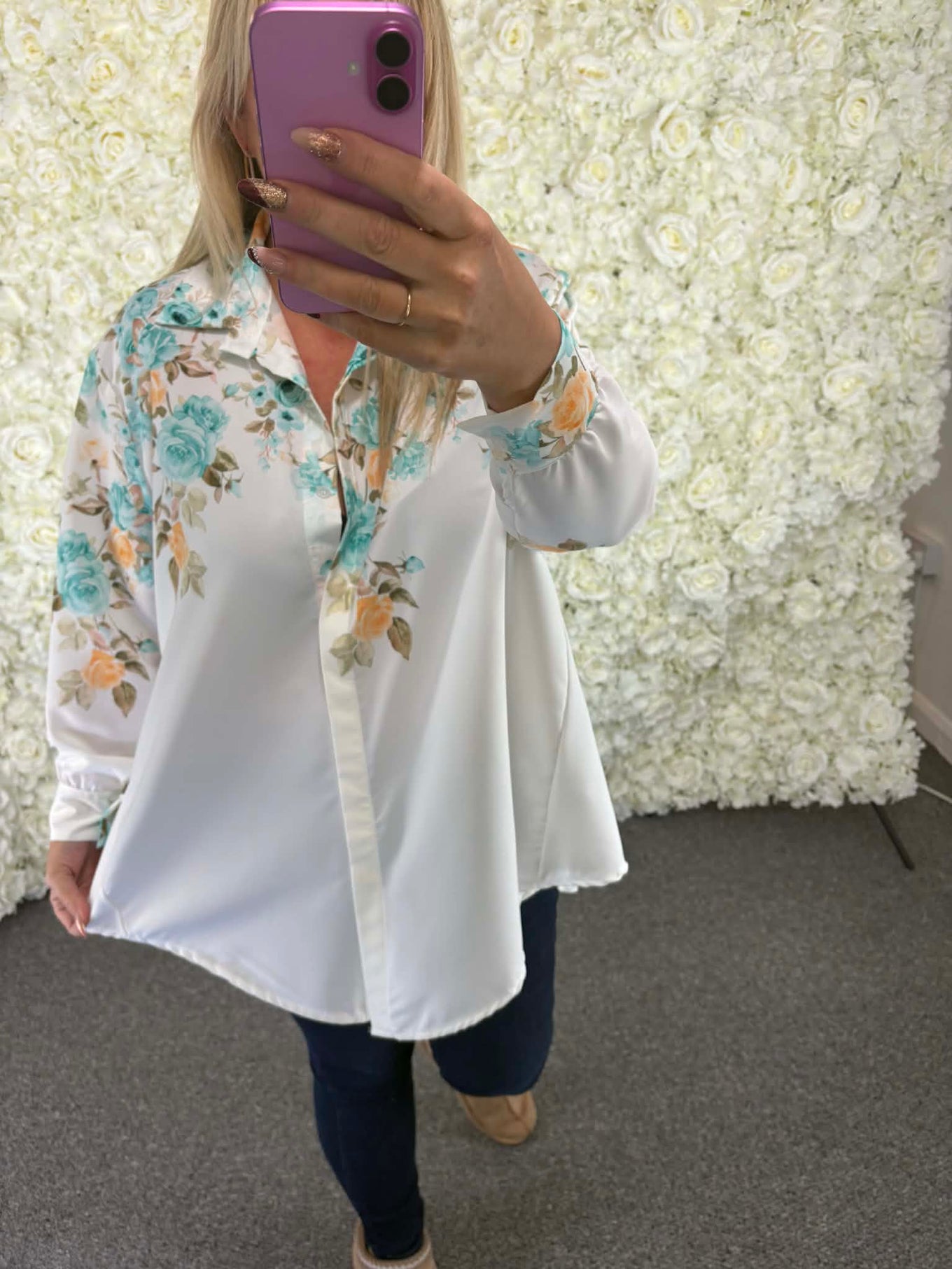 AURORA - Floral Blouse 16 to 24
