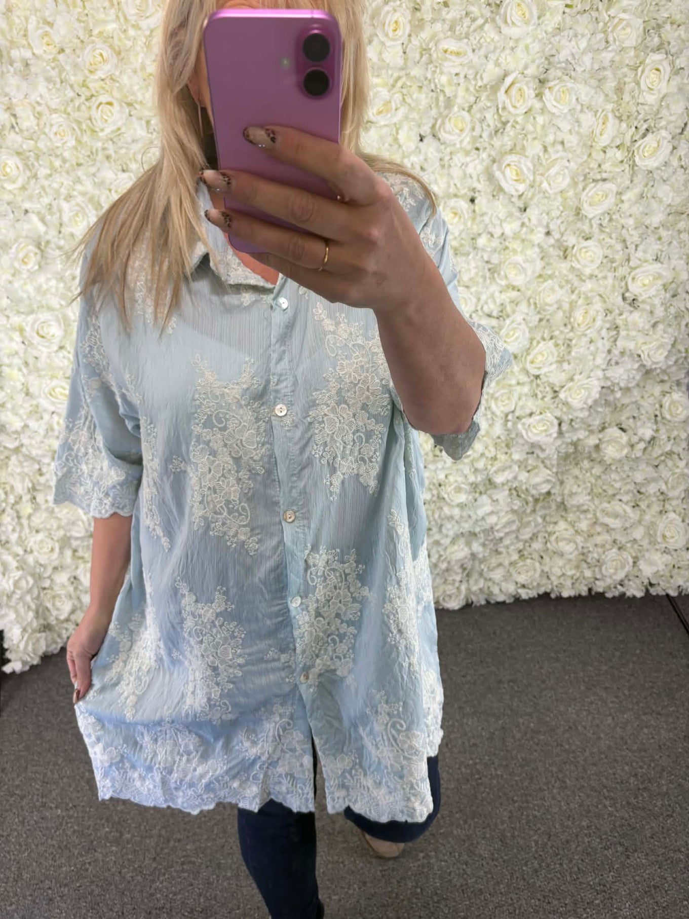 KAREN - Embroidered Blouse 16 to 24