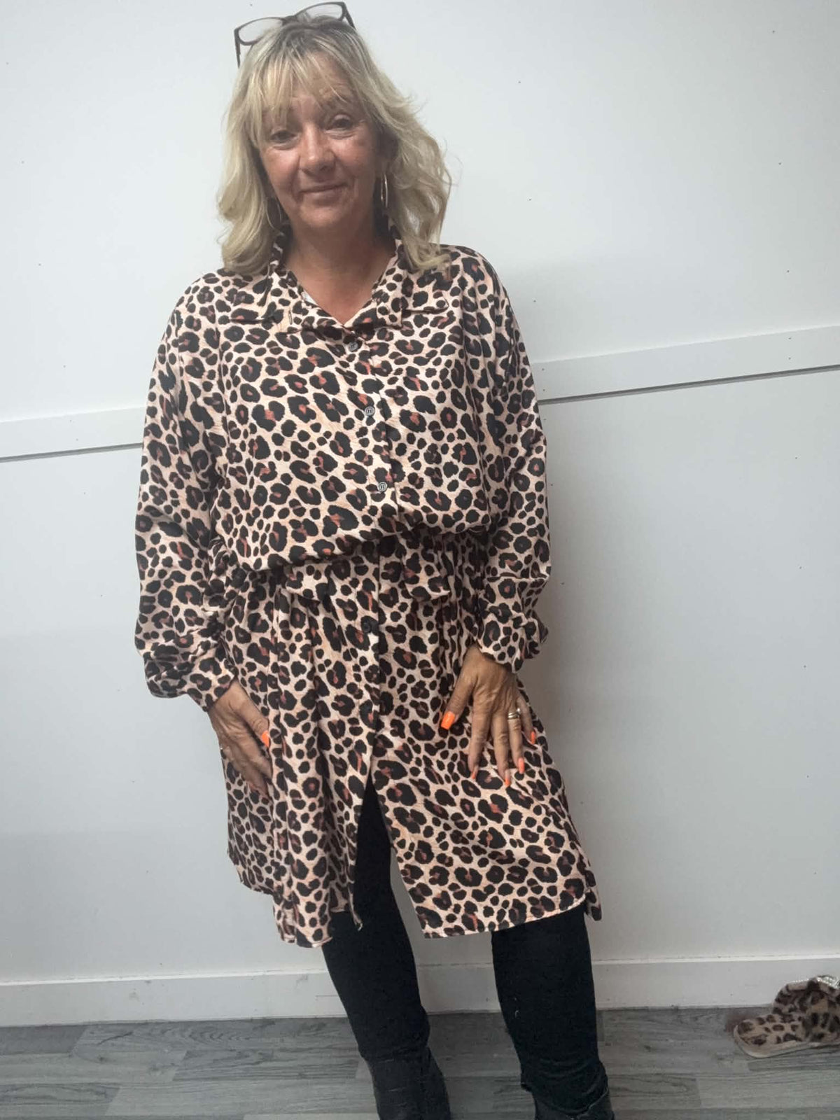 EVA - Leopard Print Dress 14 to 24