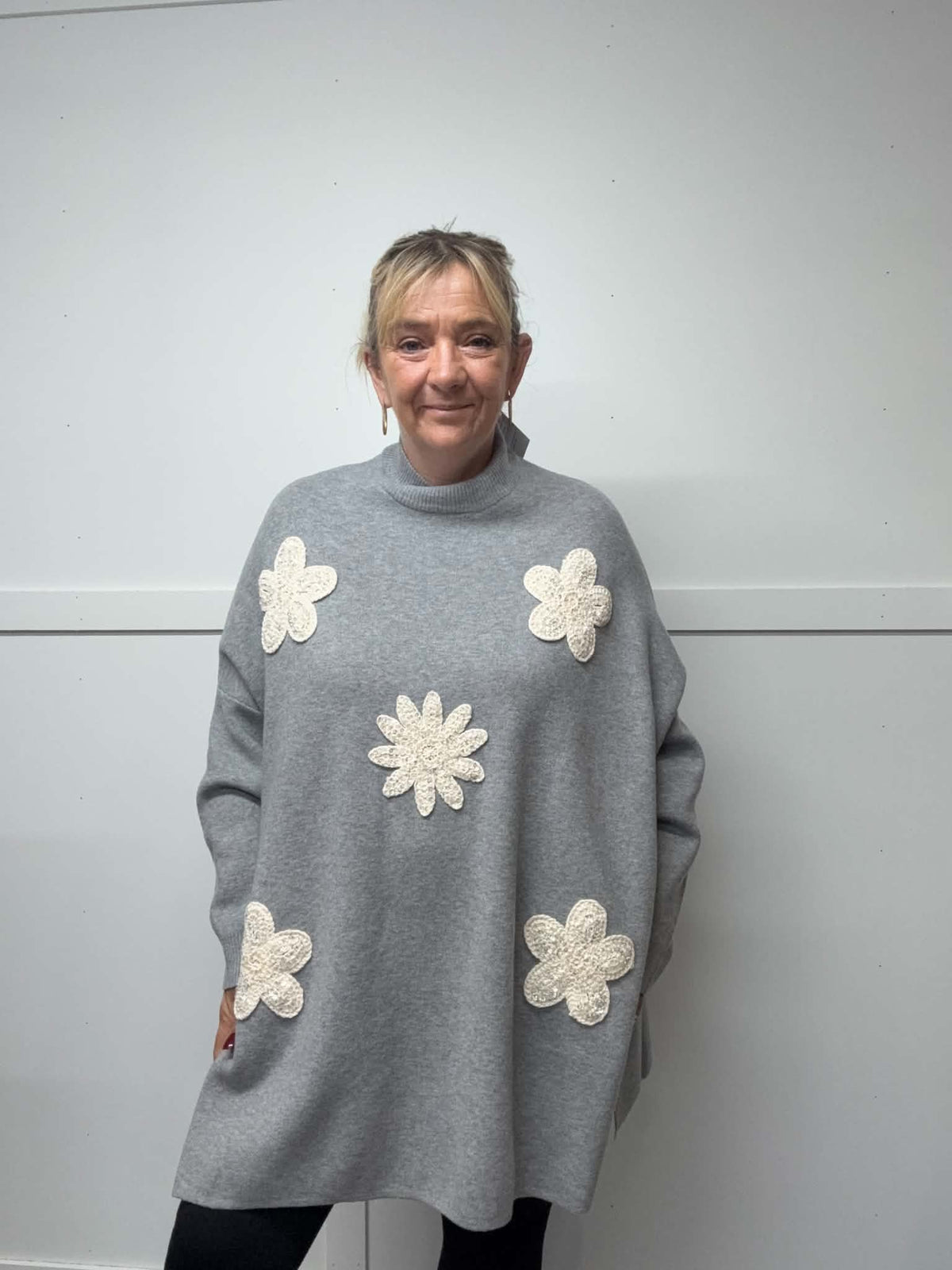ANEKA - Crochet Flower Jumper 16 to 24/26