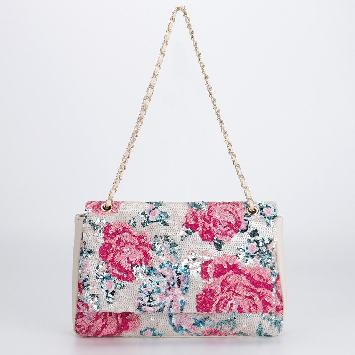 Laura - Rose Sequin Bag