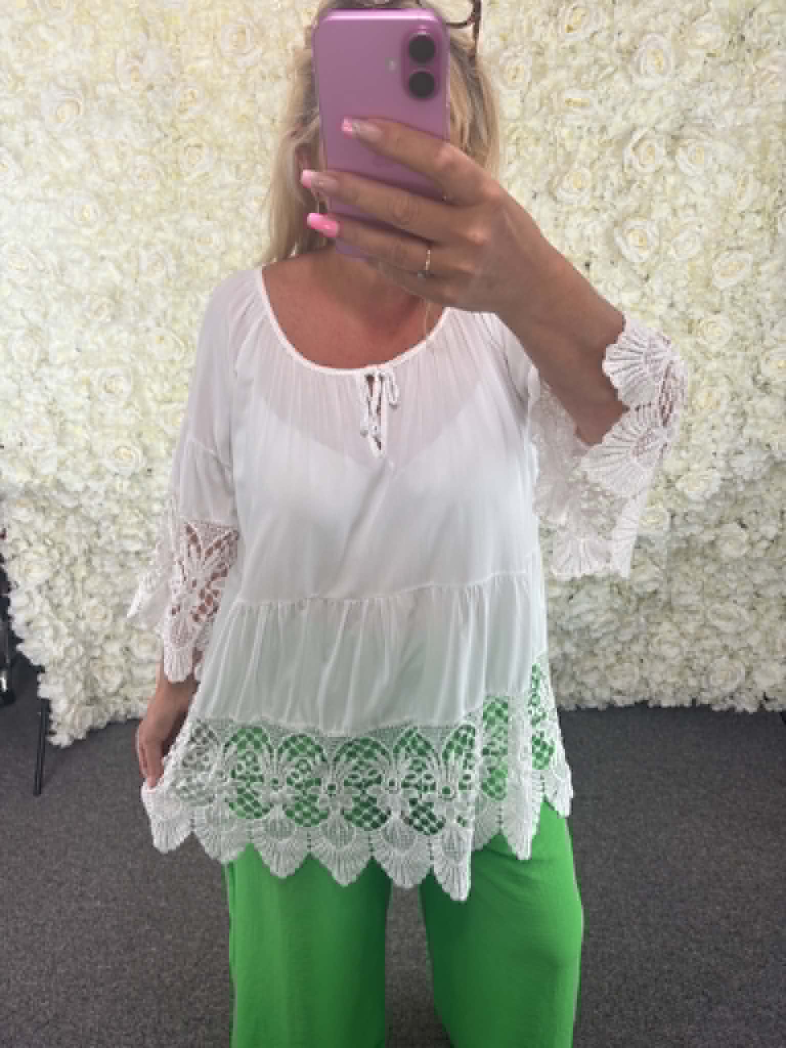 Esme - Crochet Blouse 12 to 18