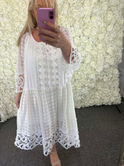 SUZIE - Crochet Lace Dress 16 to 24