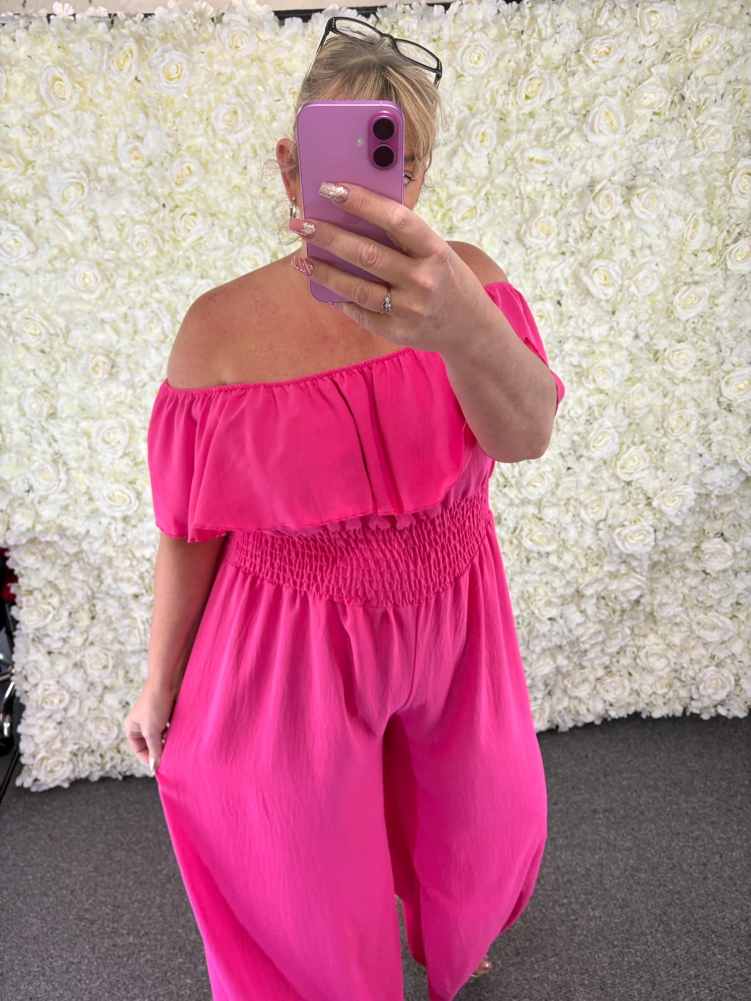 JANIS - Ruffle Jumpsuit 14 to 24