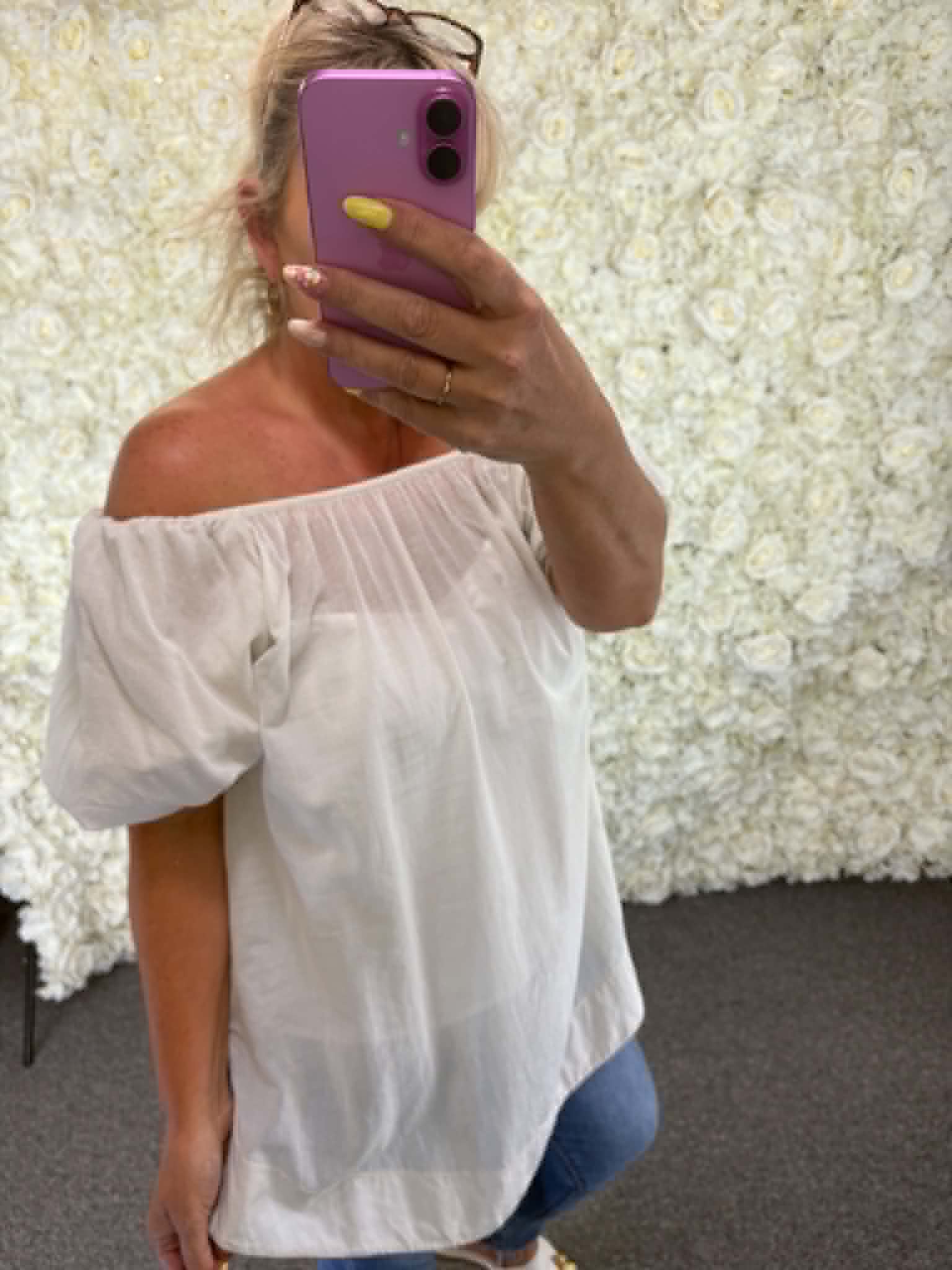 Roma - Off The shoulder blouse 14 to 22