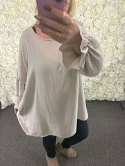 ANNABELLE - Cheesecloth Blouse 16/18 to 24