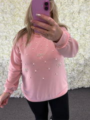 ZODIAC - Pearl Bow Detail Sweatshirt 12 to 22