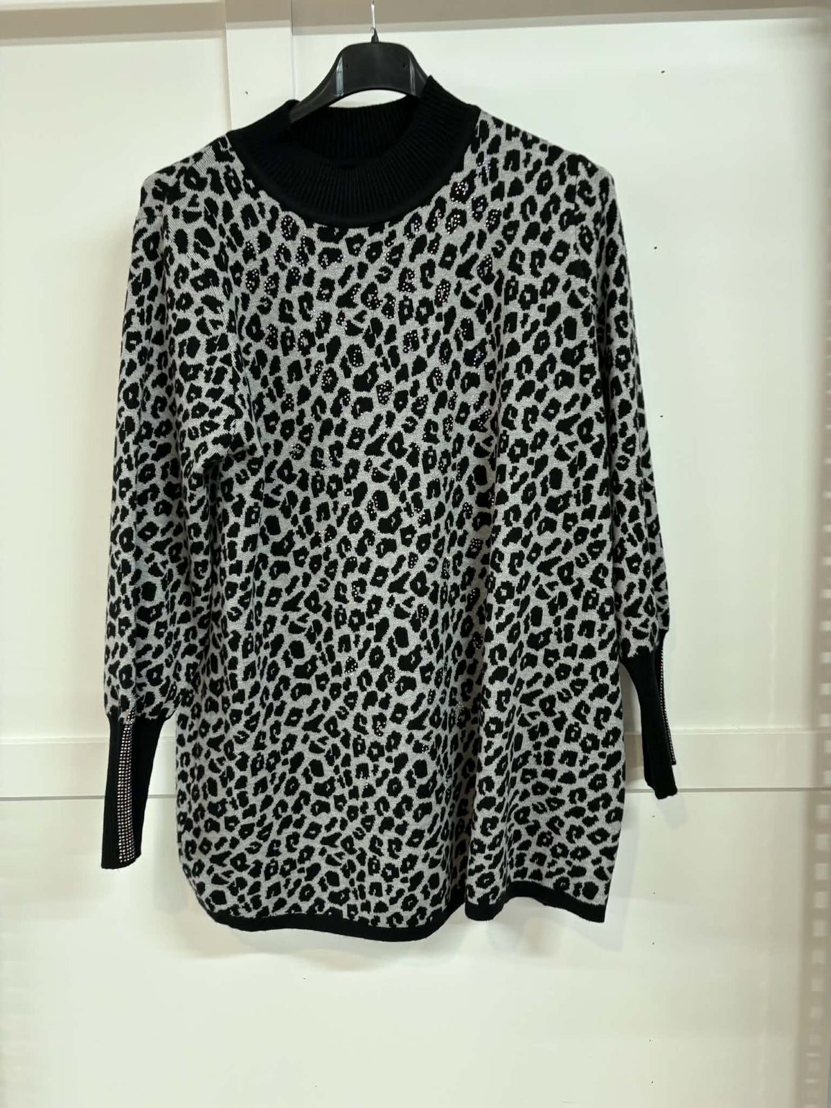 Ellery - Leopard Print Bling Jumper 12 to 22/24