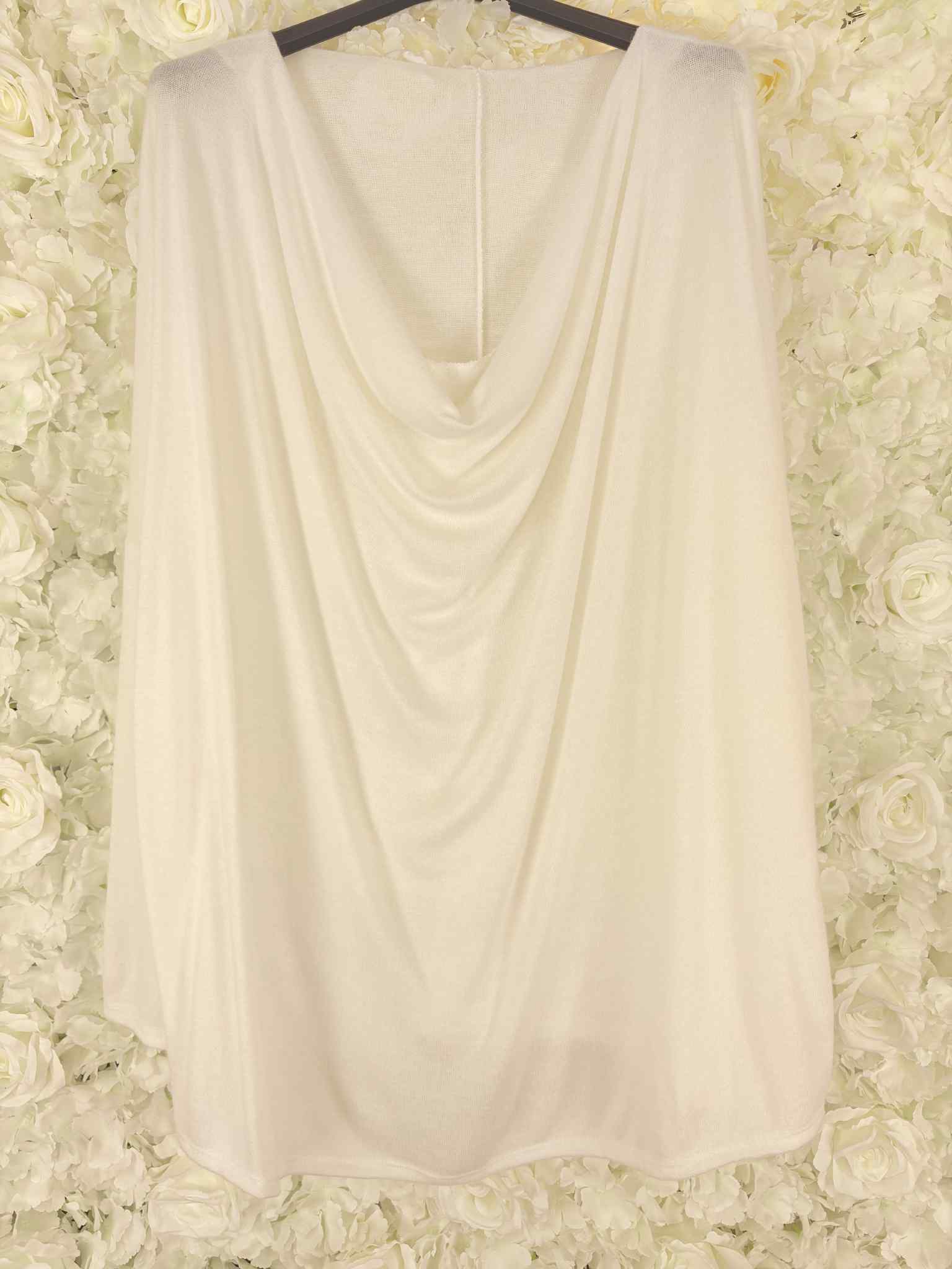 Indigo - Fine Knit Cowl Neck Top 16 To 26