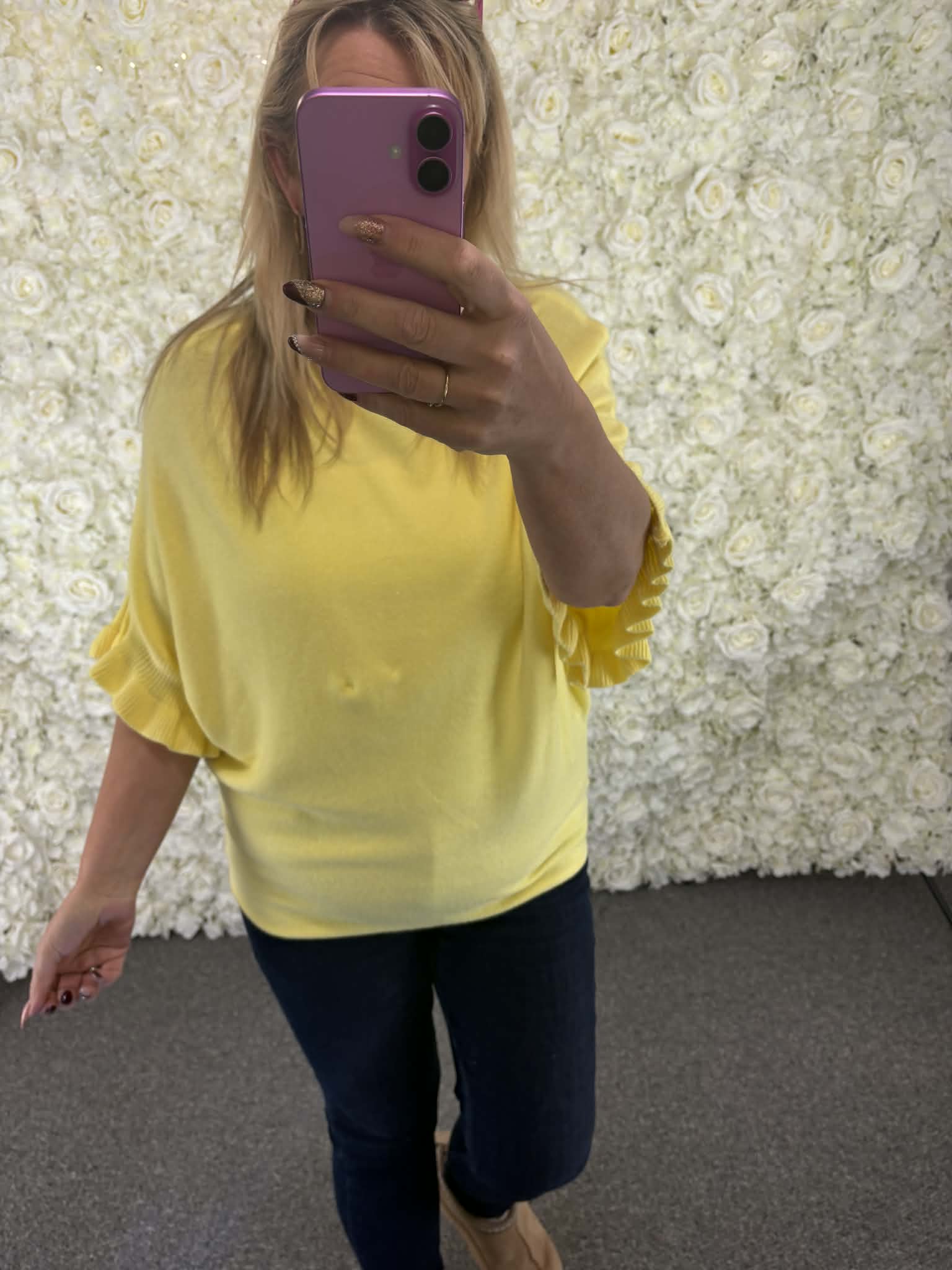 MAZZI - Ruffle Sleeve Jumper 12 to 24