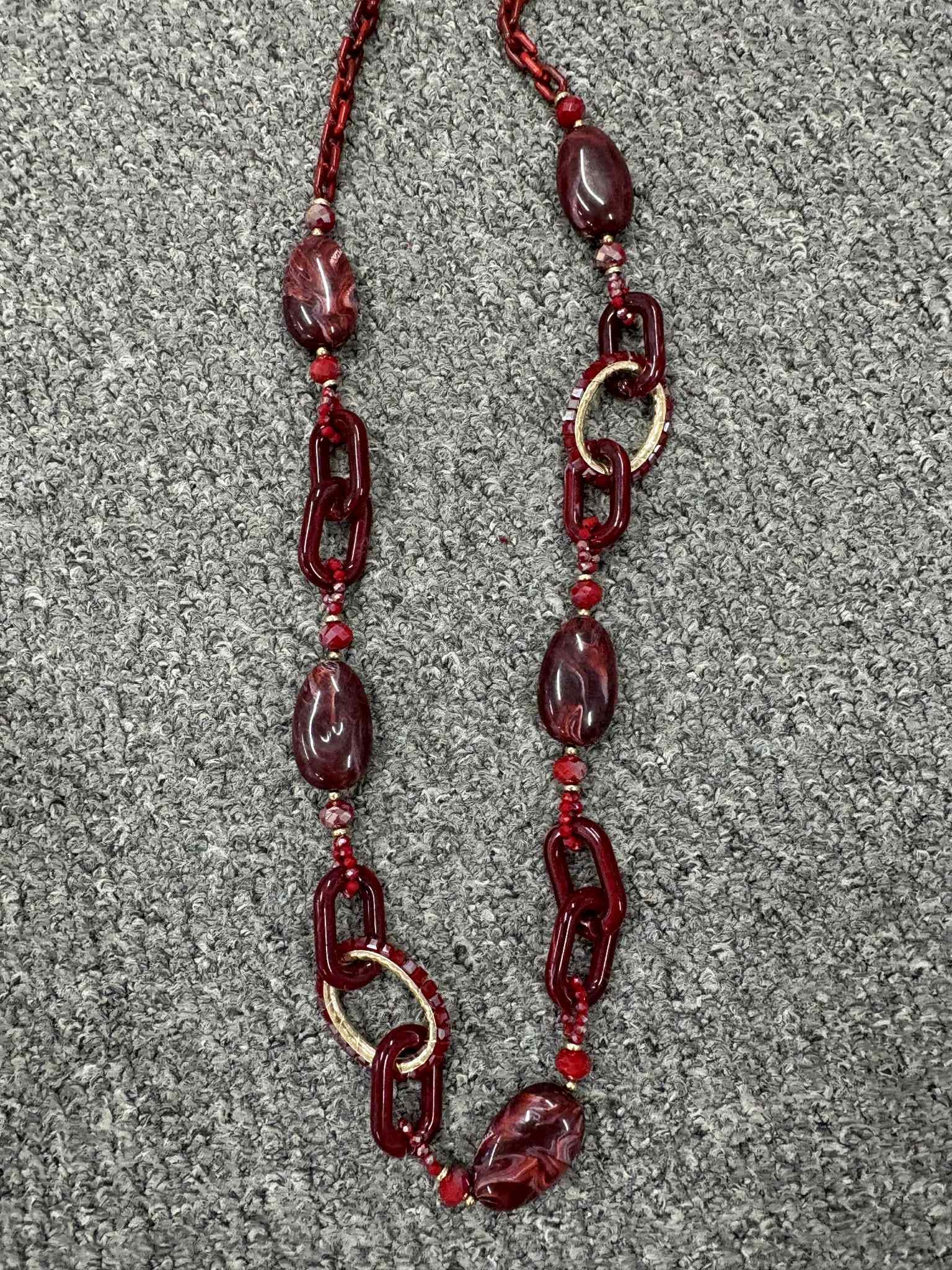 Ada - Chunky Beaded Long Necklace
