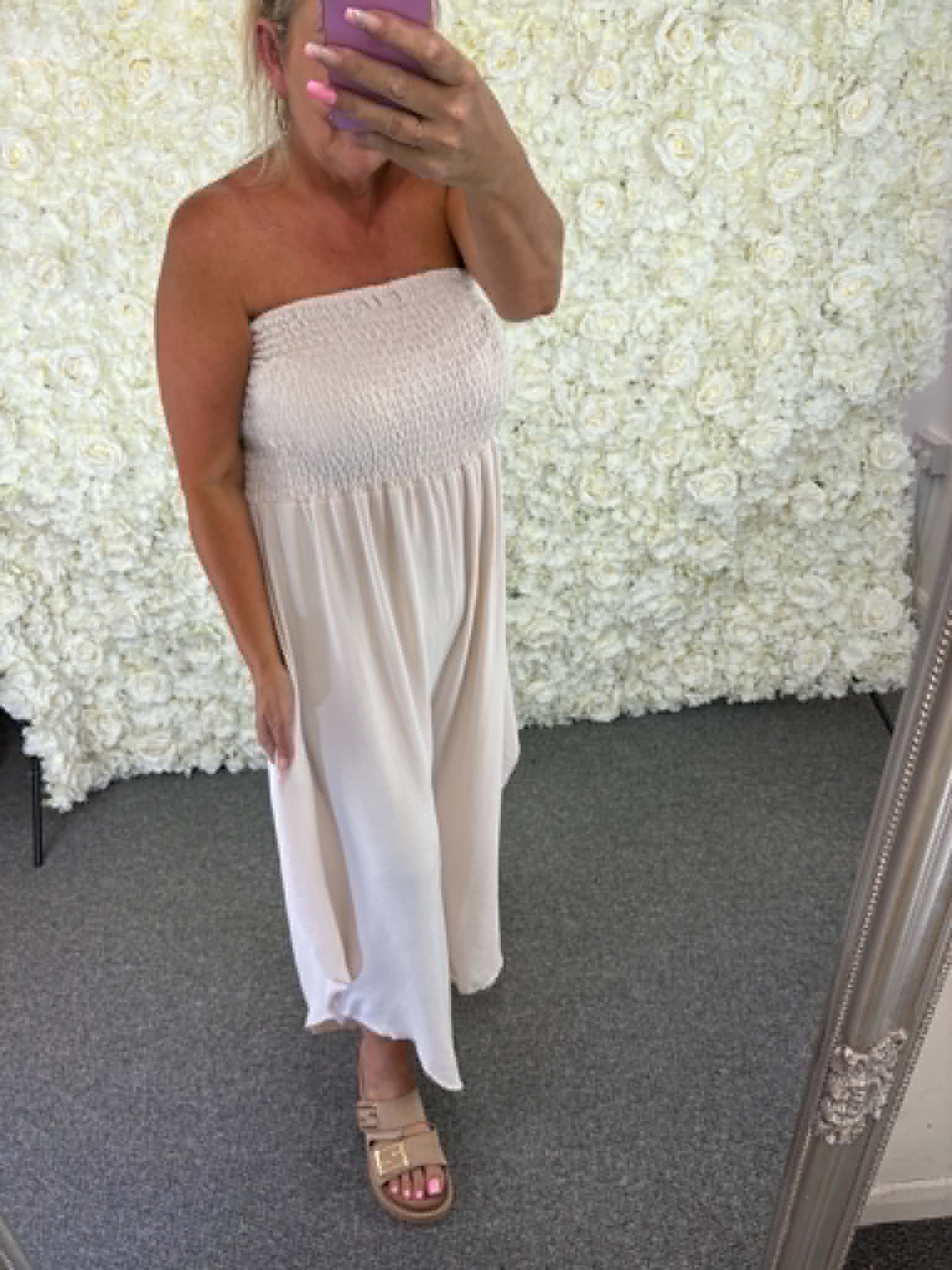 GRETA - Strapless Jumpsuit 14 to 24 – Jane's Boutique Ashford