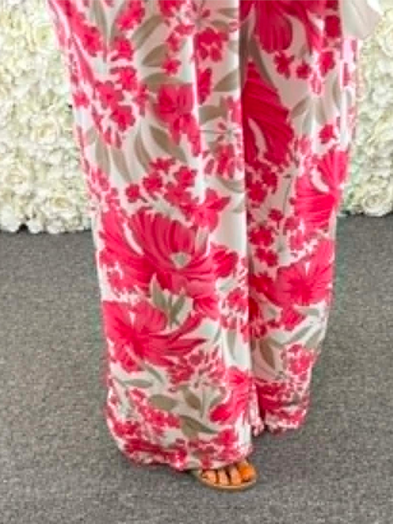 CECILIA - Floral Trousers 14 to 24