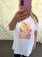 SPENCER - Bottle Flower Print T-Shirt 14 to 24