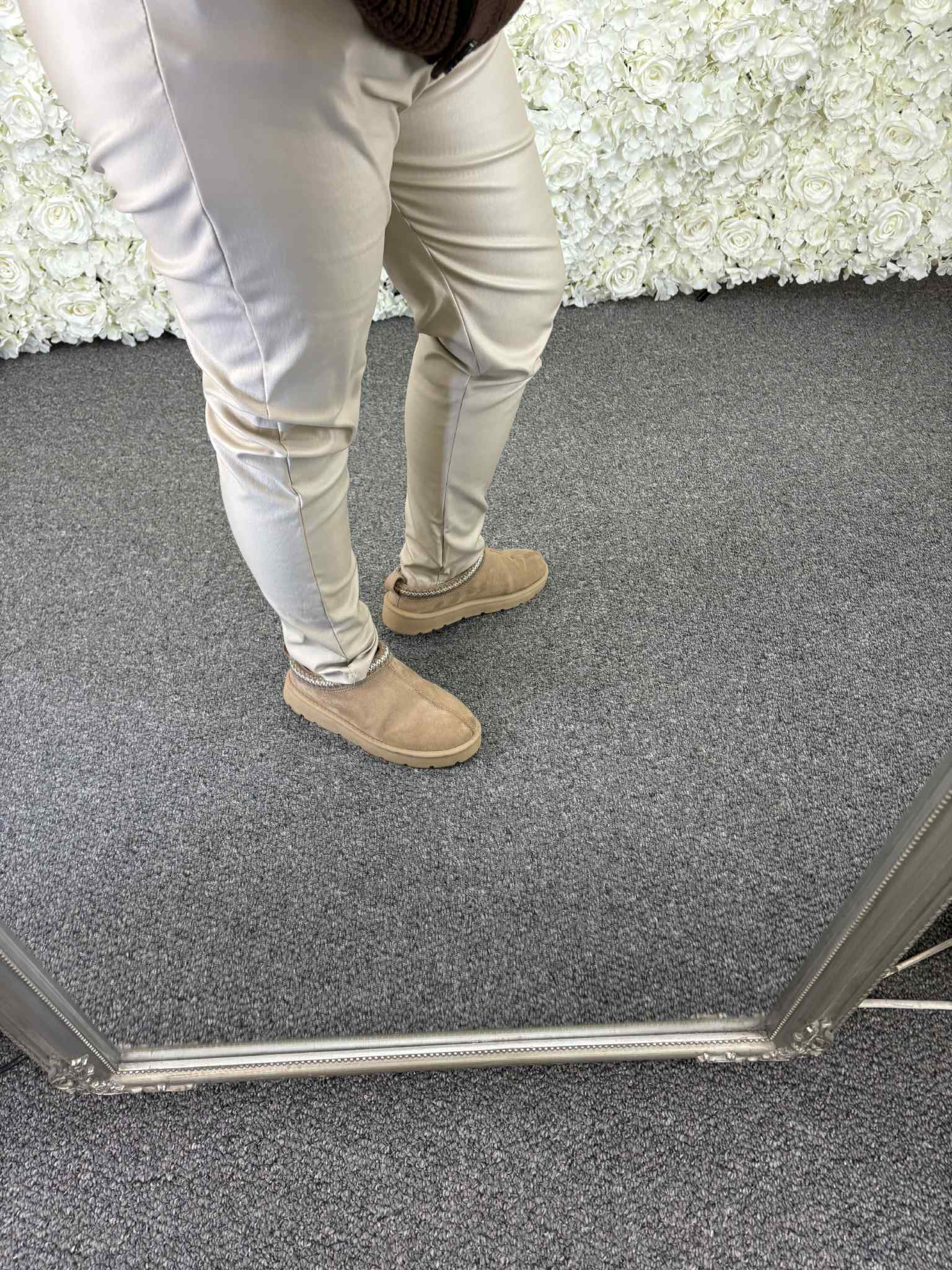 Maxine - Wet Look Magic Trousers 14 to 22