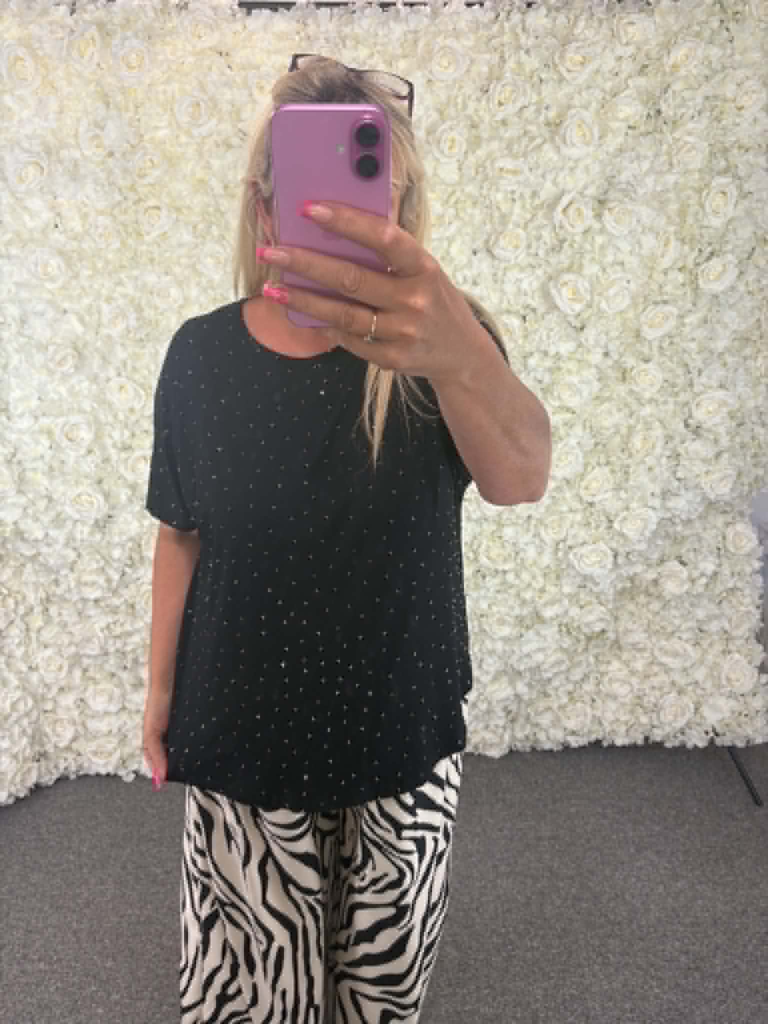 Cally - All Over Bling T shirt 14 to 24
