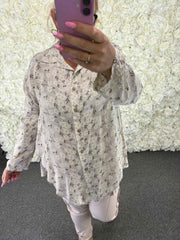 Hally - Floral Blouse 14 to 20