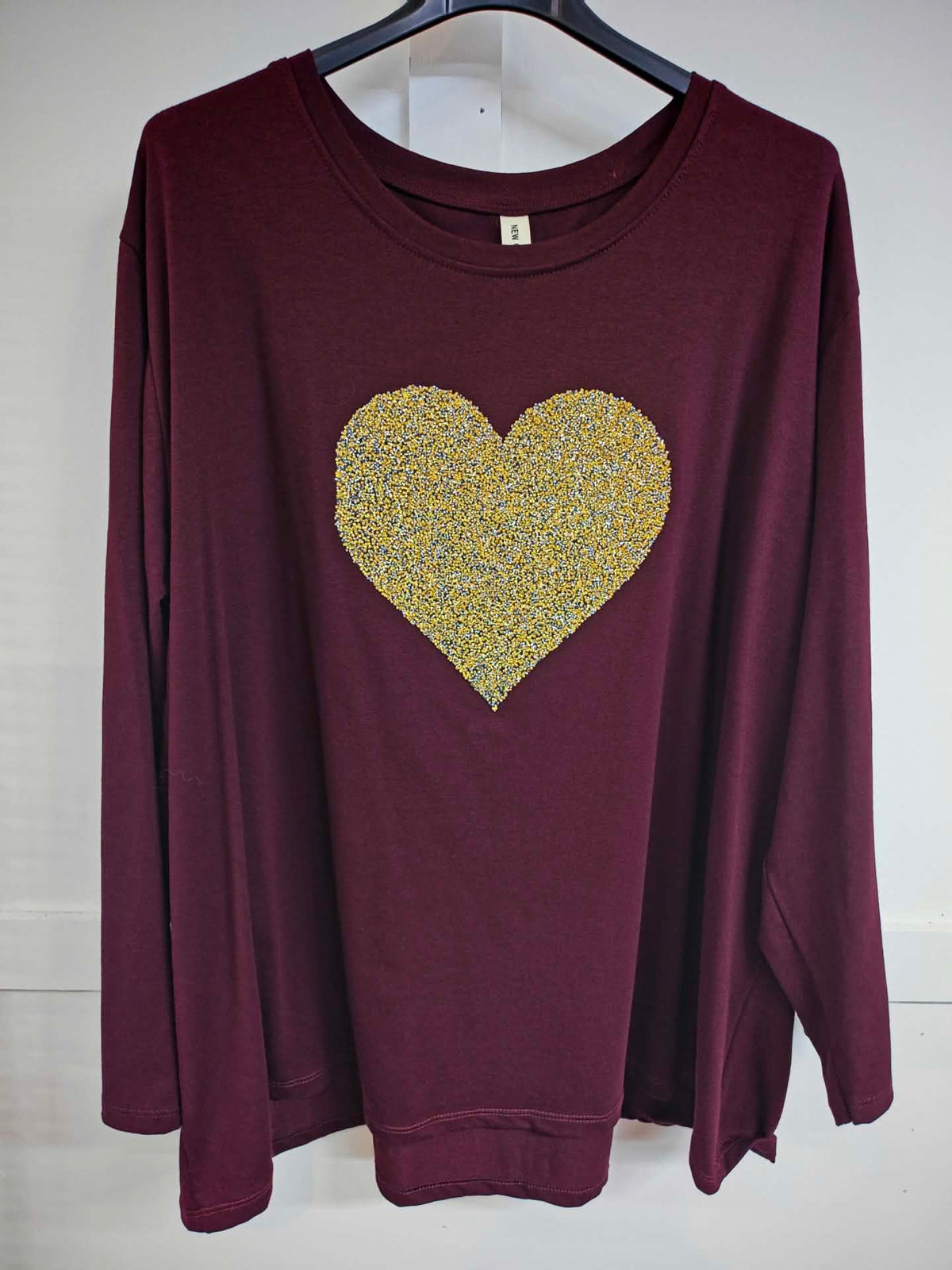 EVELYN - Glitter Heart Top 14 to 24