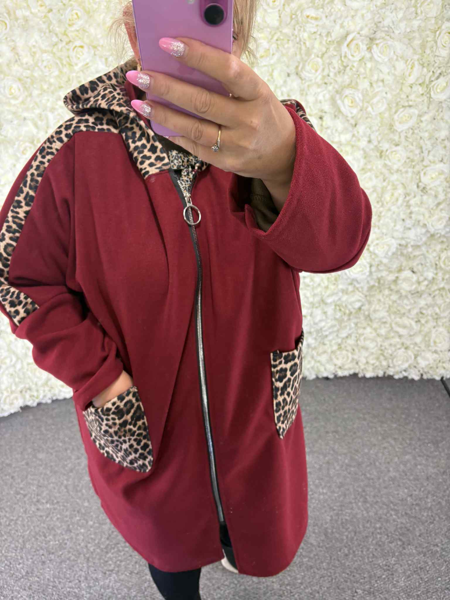 Avron - Leopard Print Hooded Jacket 14 to 24