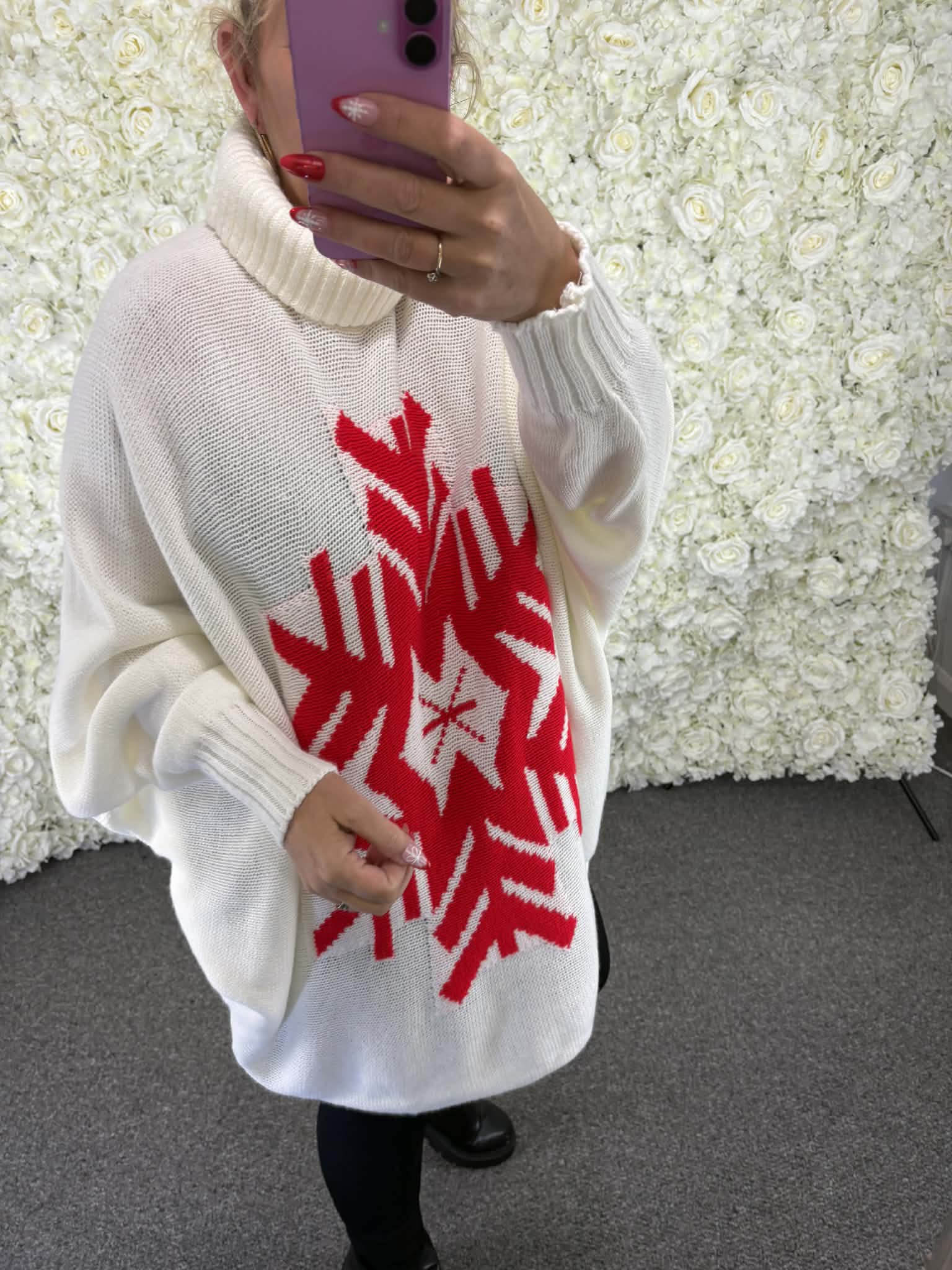 Jalie - Snow Flake Xmas Jumper 16 to 26