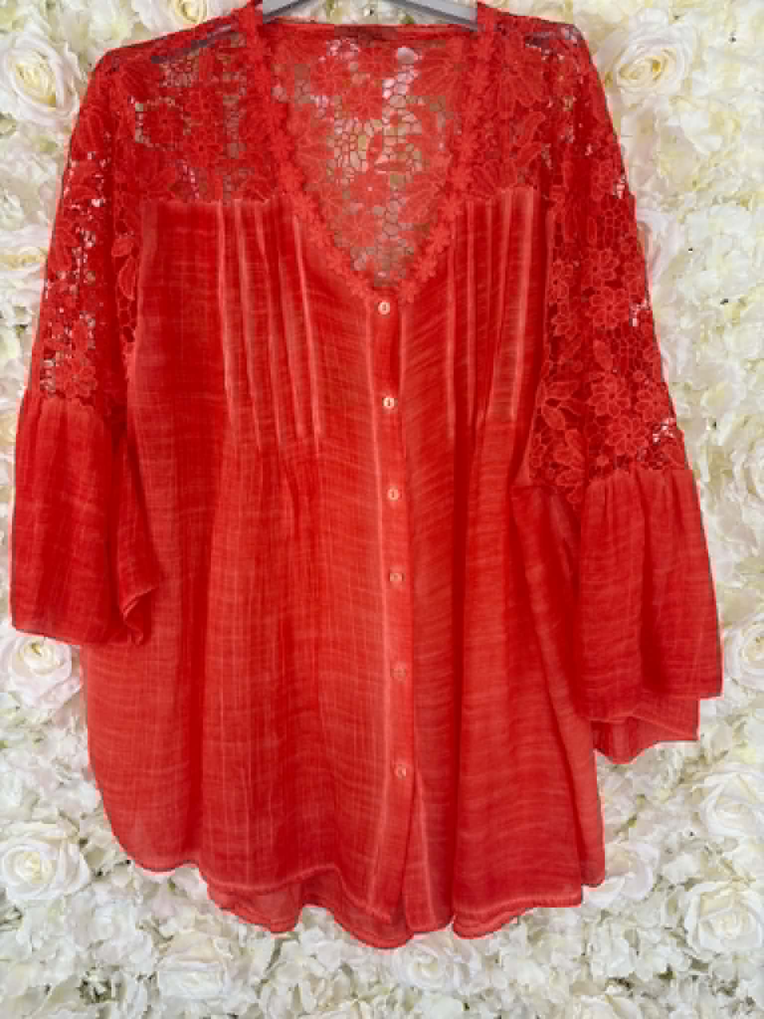 BONITA - Crochet Blouse 14 to 24