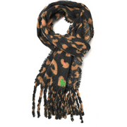 Sammy - Leopard Print Heart Scarf