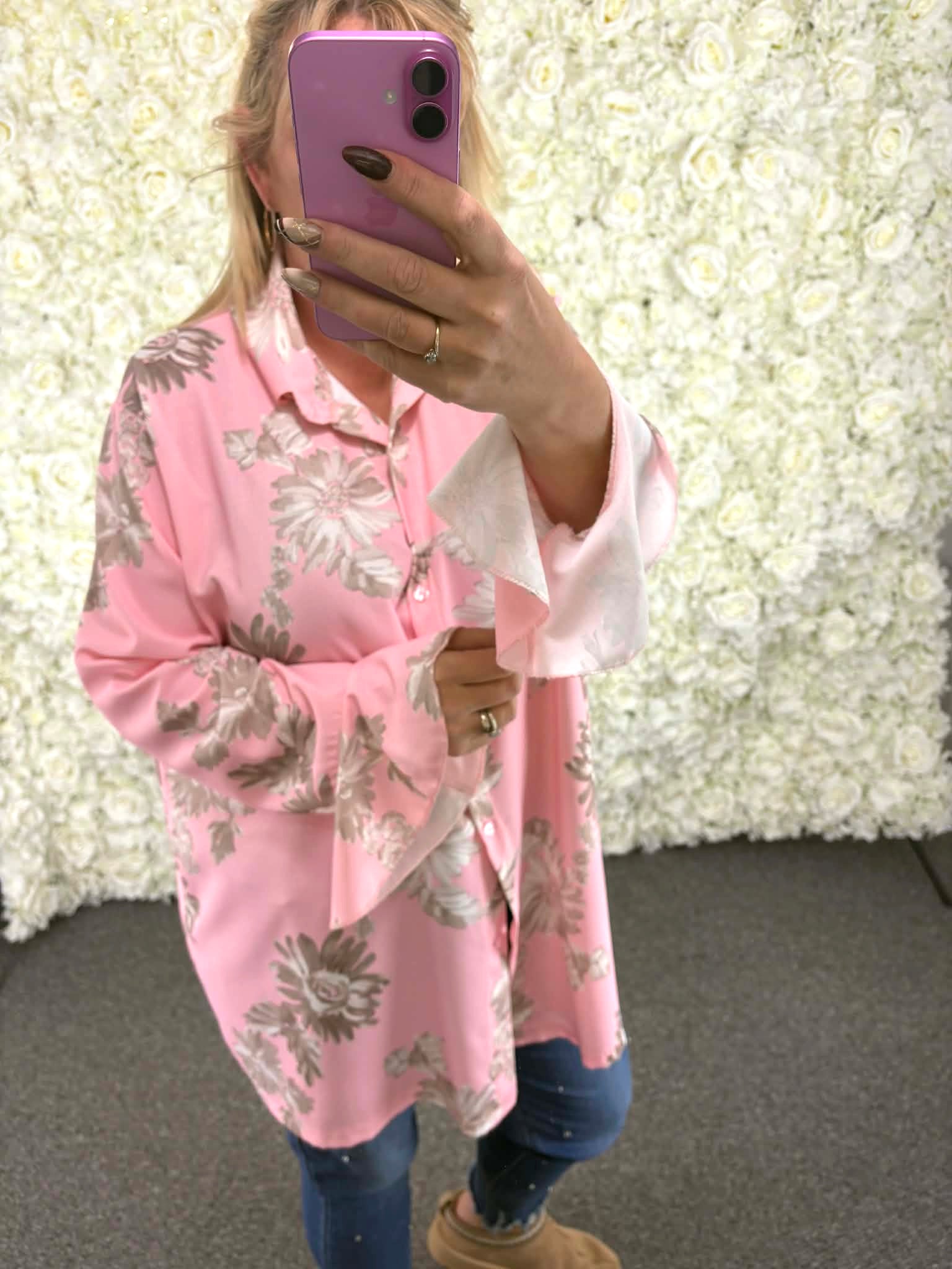 SALLY - Floral Blouse 16 to 24