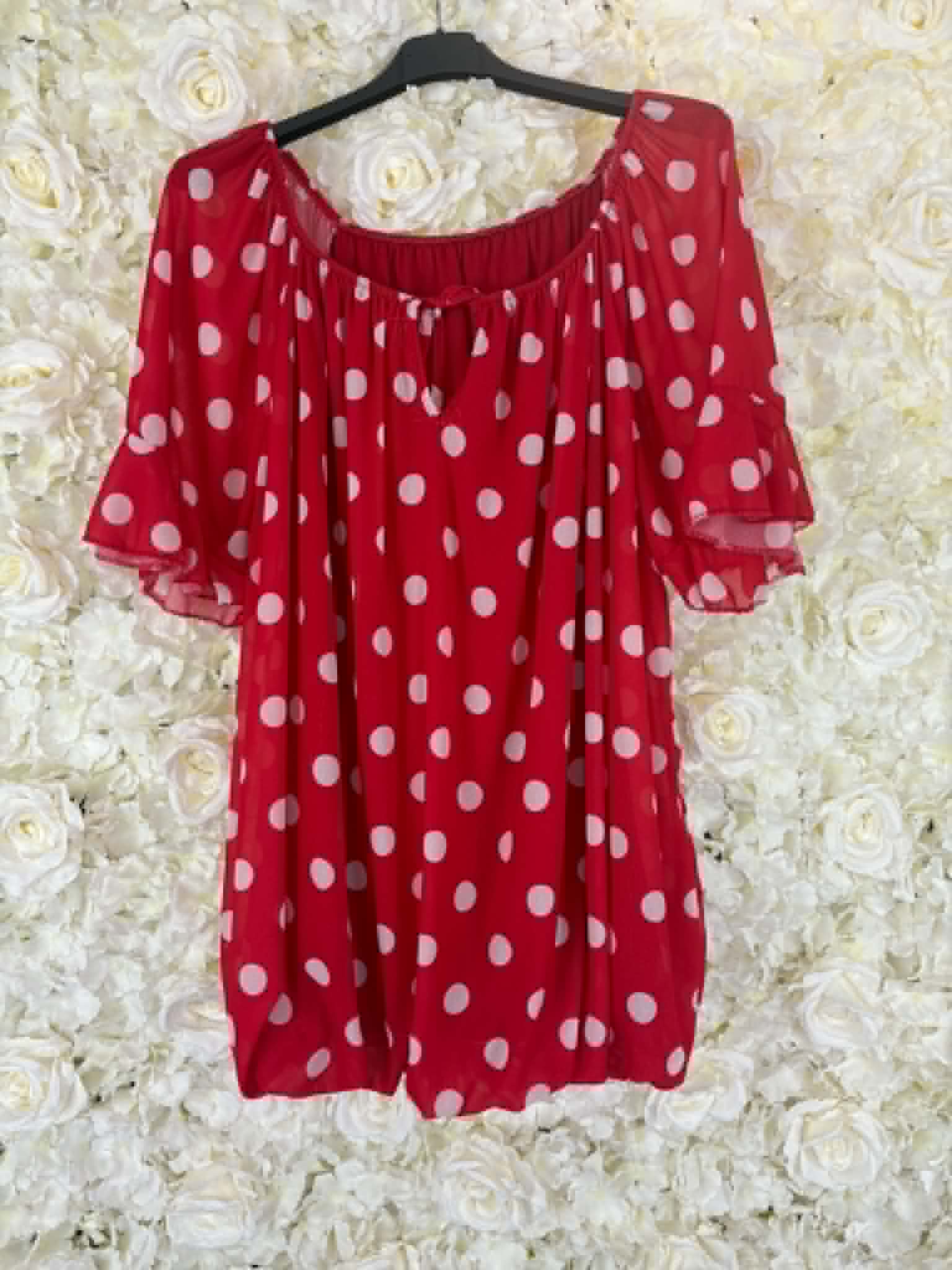 BONNIE - Polka Dot Blouse 14 to 24