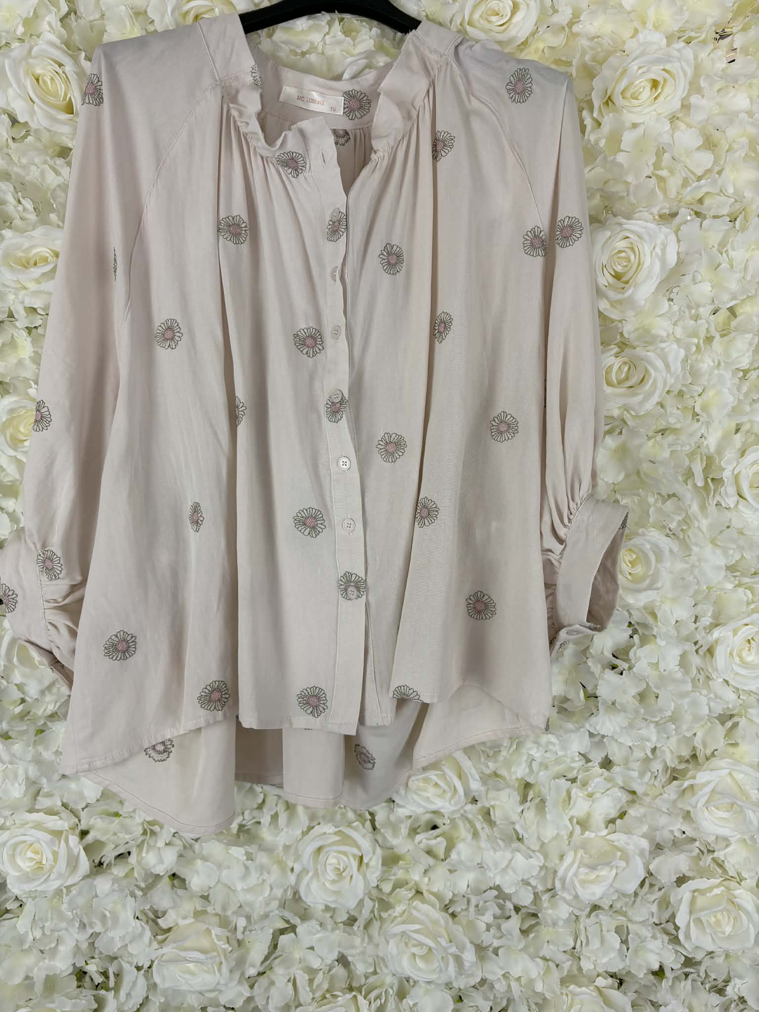 Zita - Embroidered Lux Blouse 14 to 24