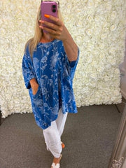 DELLA - Cotton Floral Blouse 16 to 26