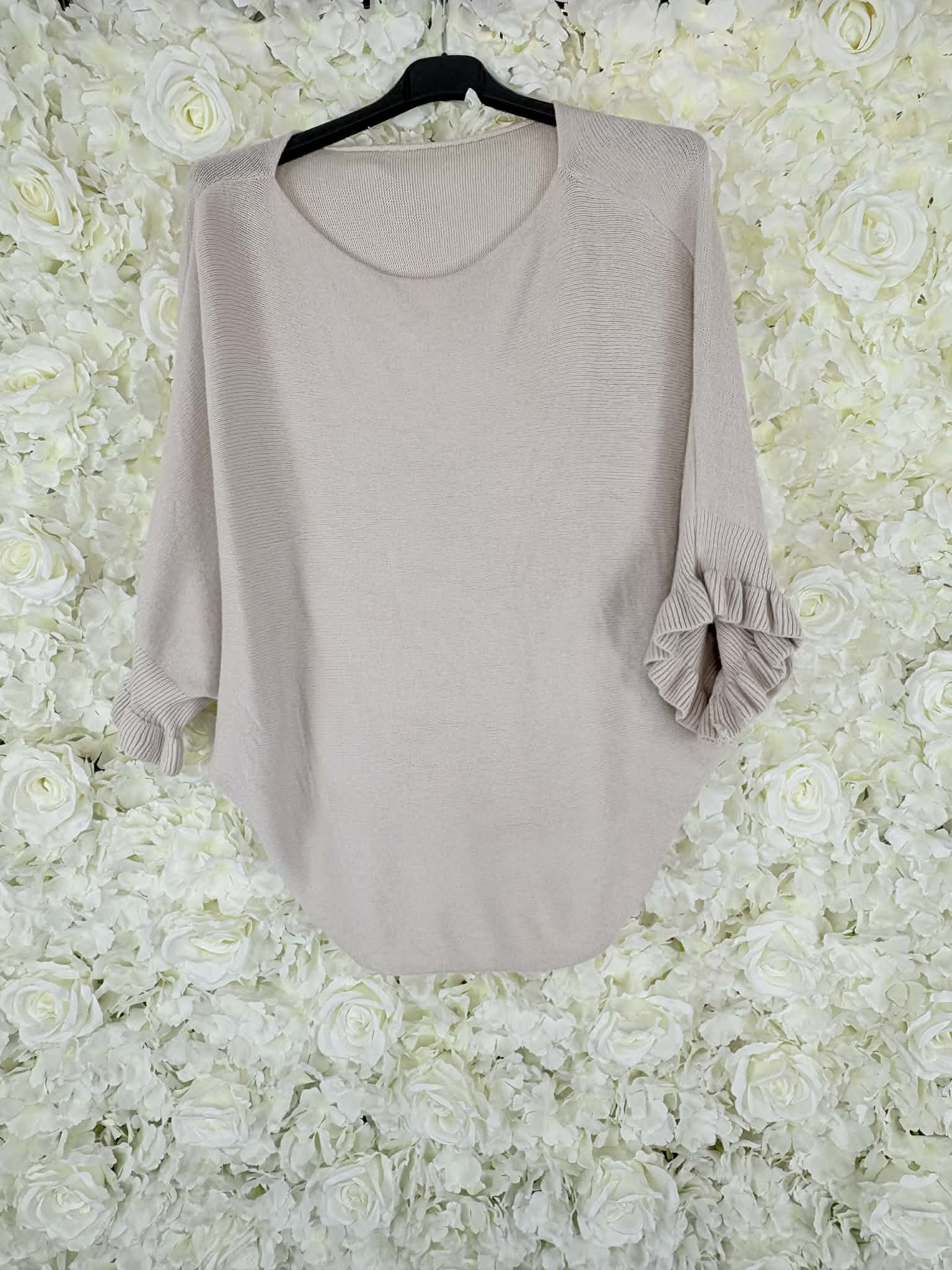 MAZZI - Ruffle Sleeve Jumper 12 to 24