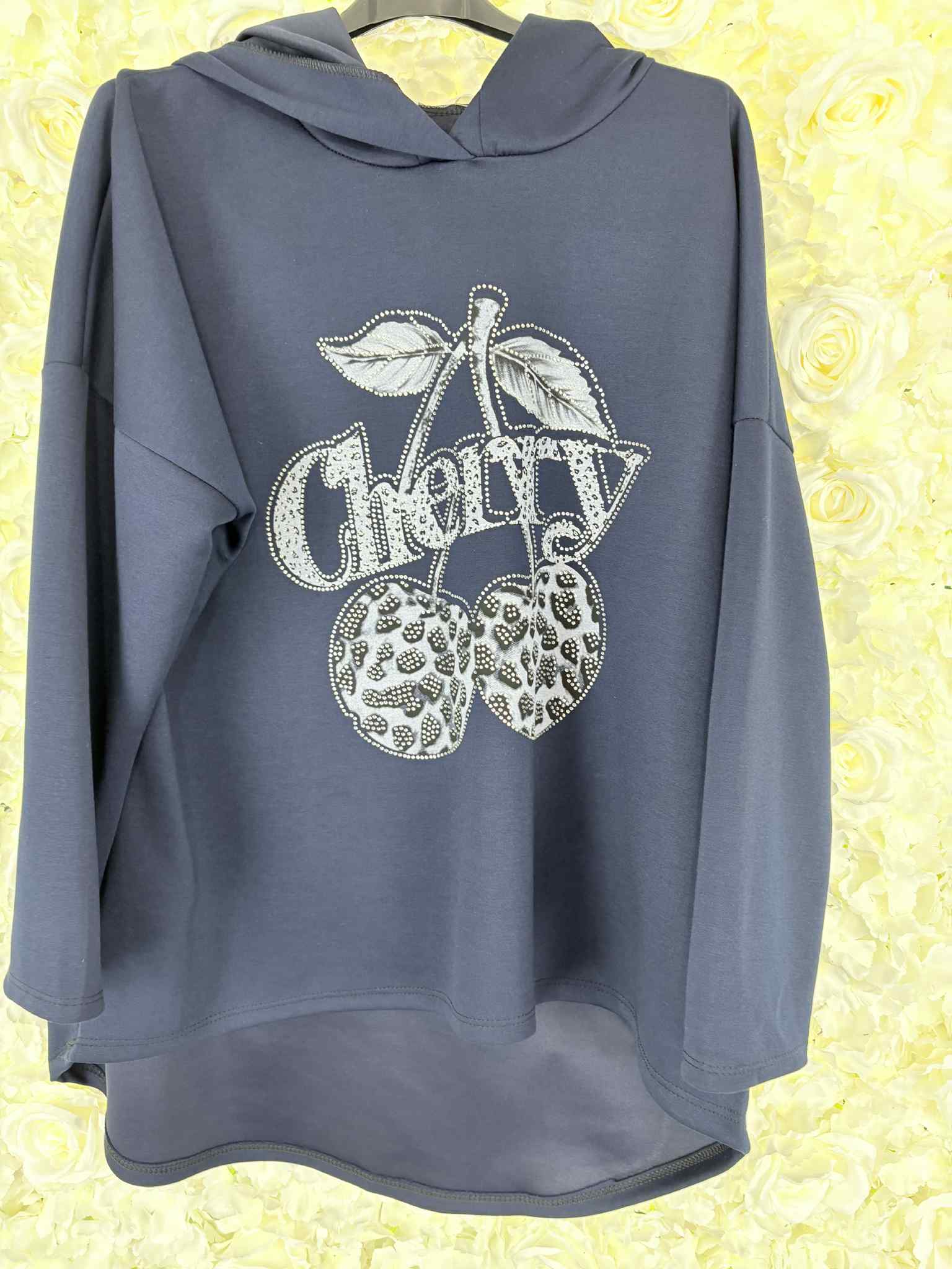 Kassy - Bling Cherry Hoodie 12 to 22