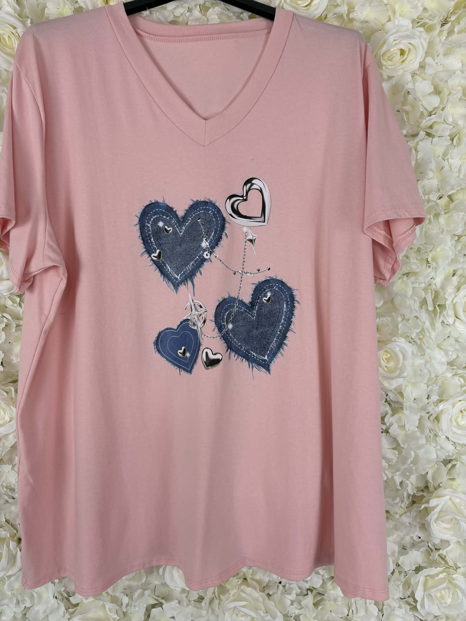 KERRY - Heart Print T-Shirt 14 to 24