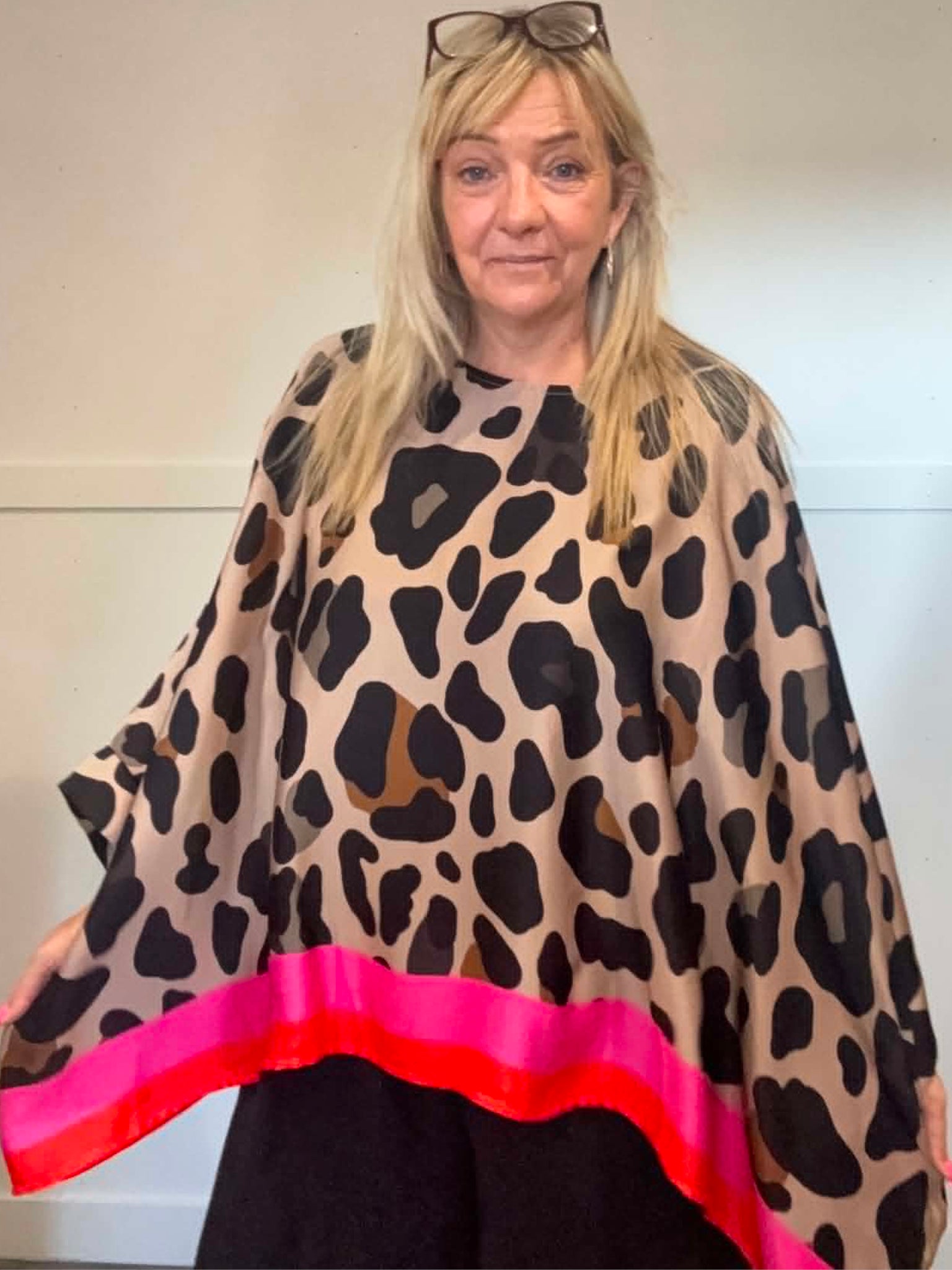 CAMILLA - Leopard Print Blouse 14 to 24