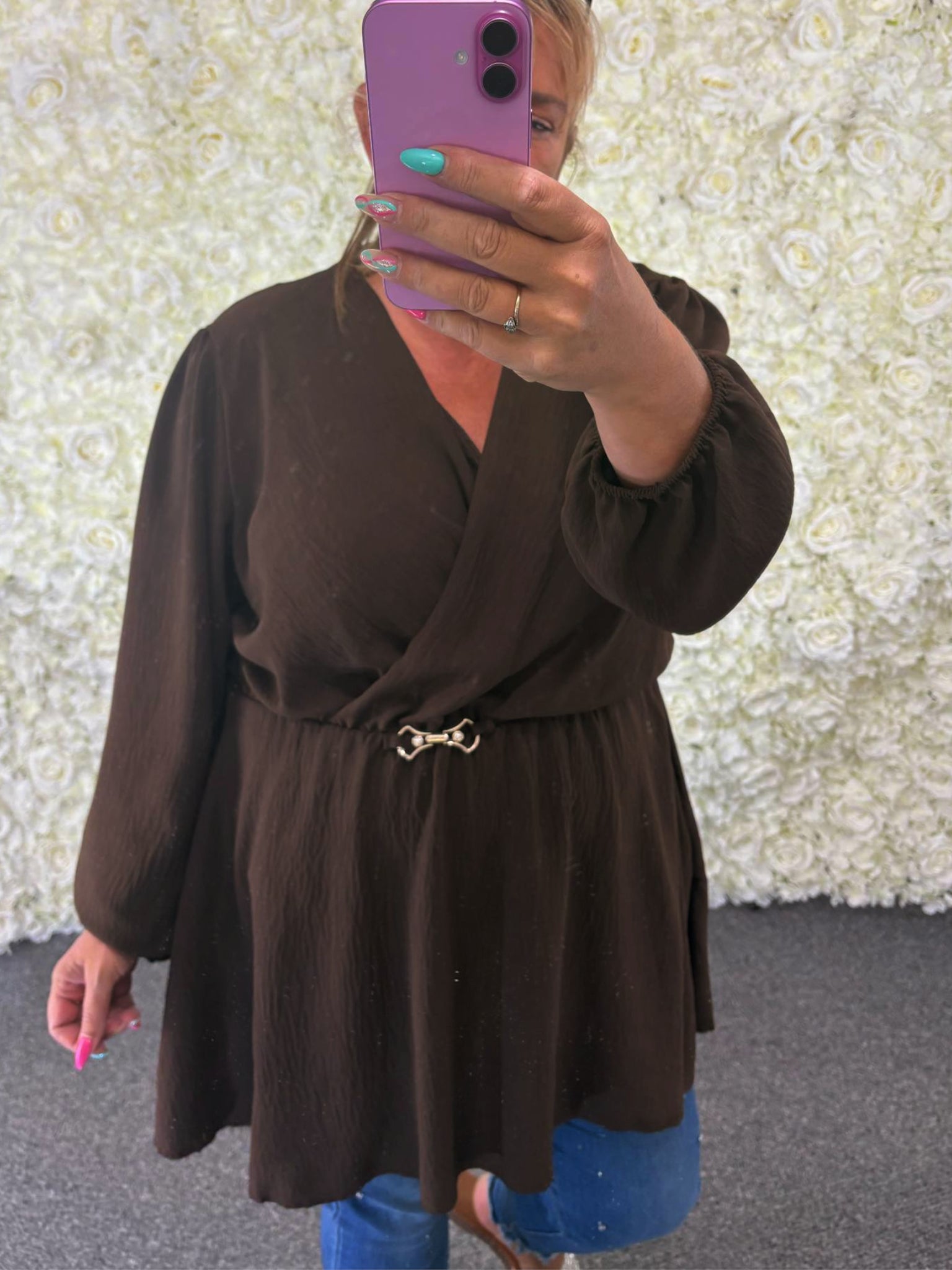 TRULA - Peplum Blouse 16 to 24