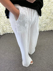 HALLY - Linen Mix Trousers 14 to 22/24