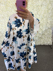 LOUISE - Floral Smock Dress 16 to 24