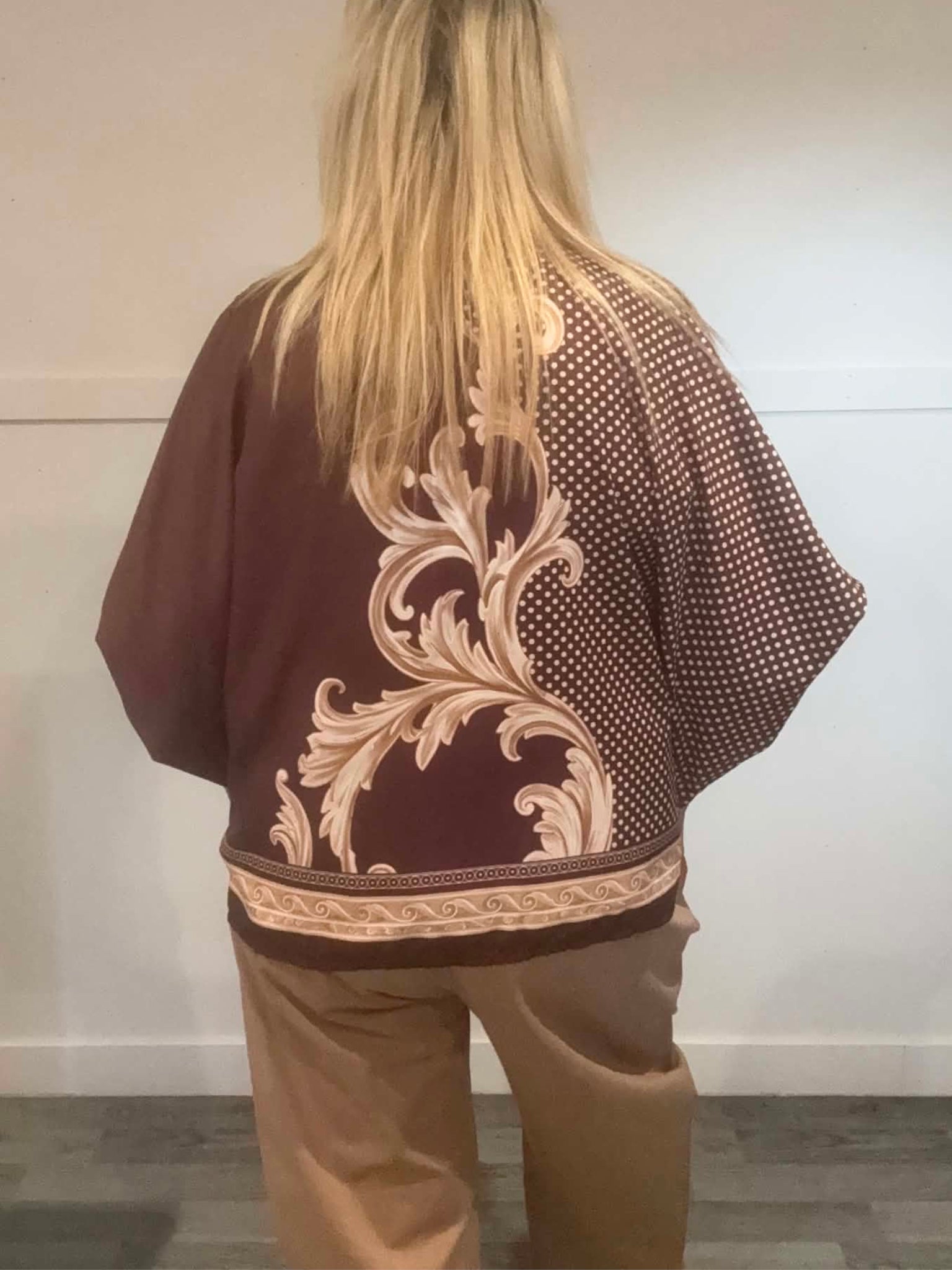 LARA - Patterned Blouse 14 to 24