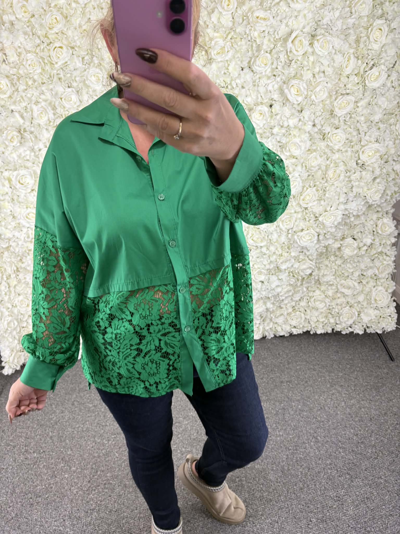 HAZEL - Lace Blouse 14 to 22
