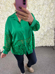 HAZEL - Lace Blouse 14 to 22